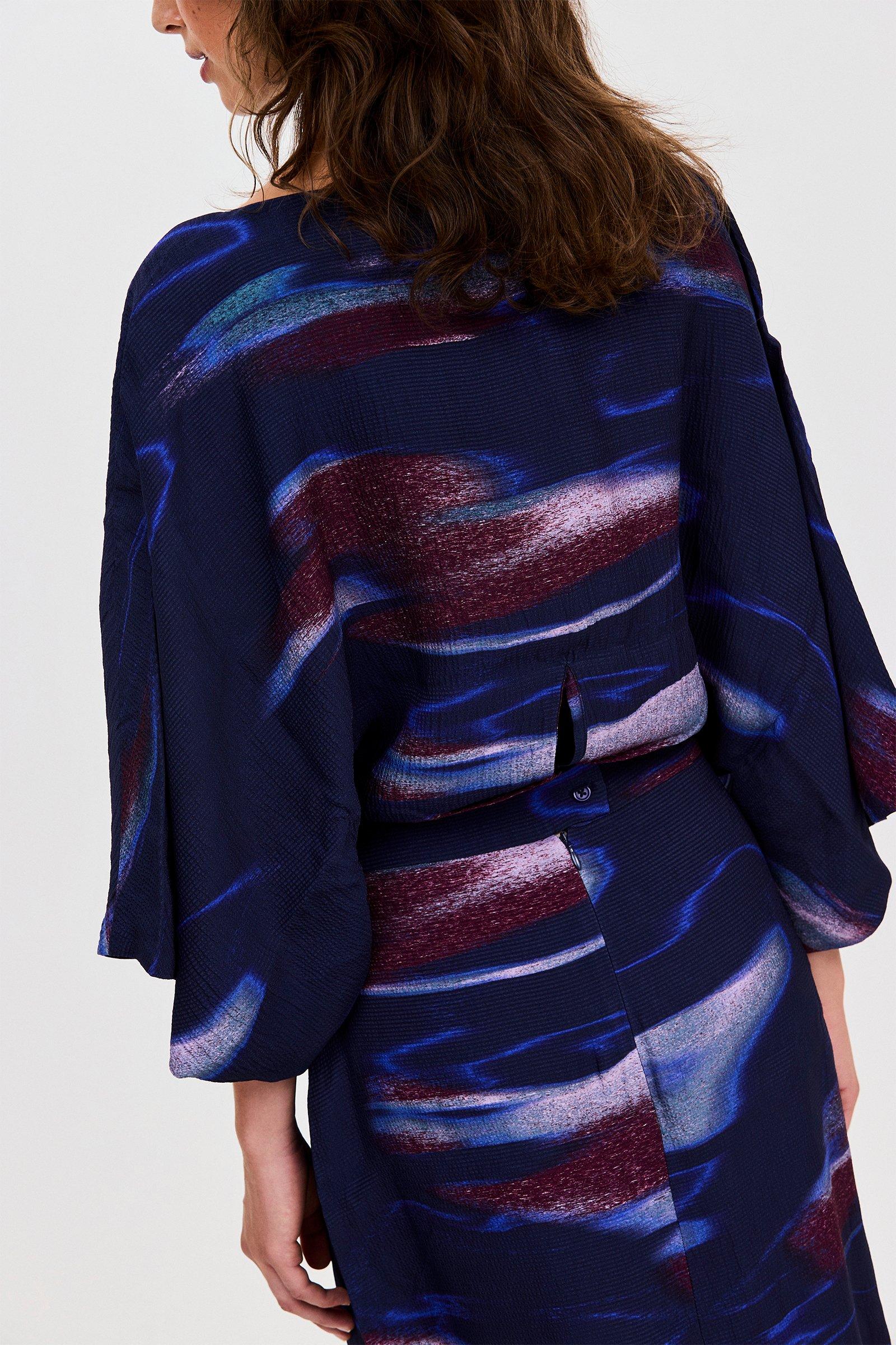 CKS - DAMBAR - robe longue - bleu foncé