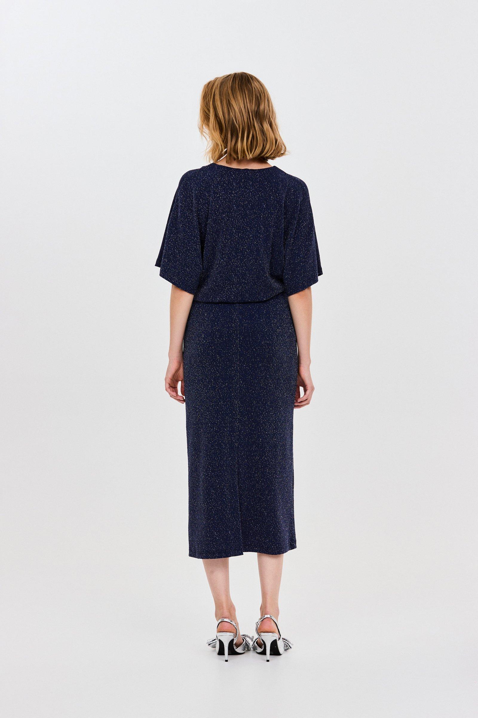 CKS - DOLL - lange jurk - donkerblauw