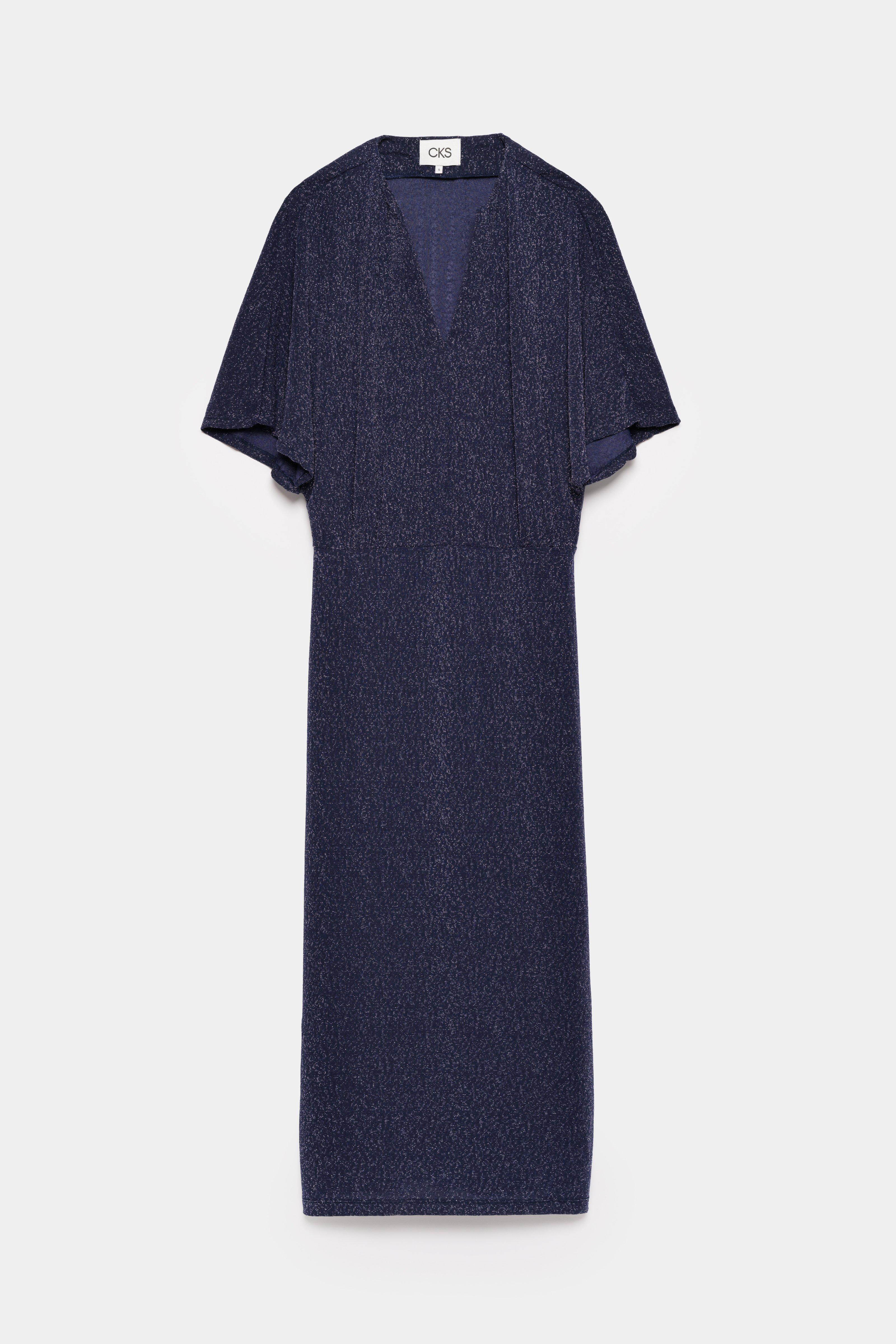 CKS - DOLL - lange jurk - donkerblauw