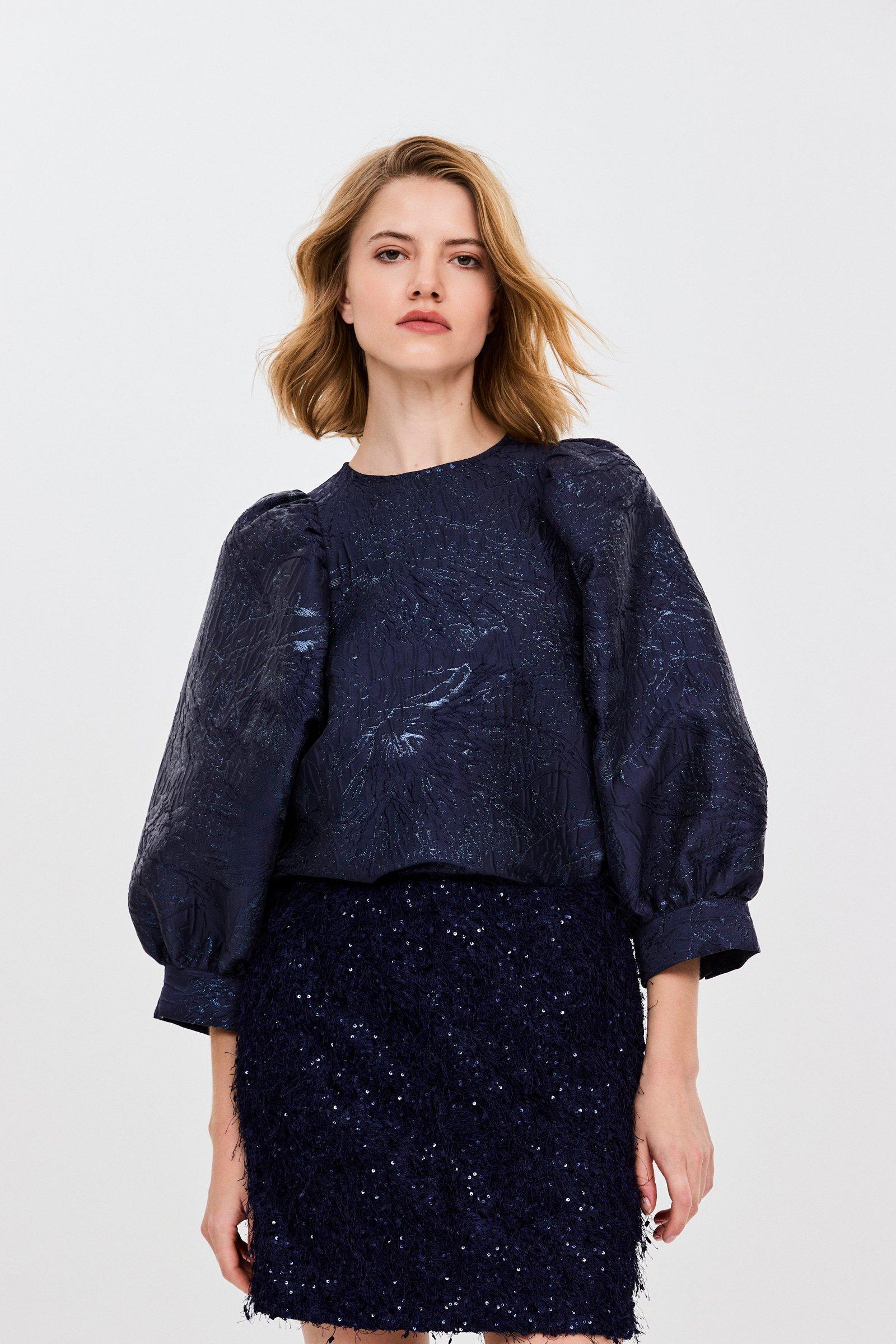 CKS - SANCE - blouse long sleeves - dark blue