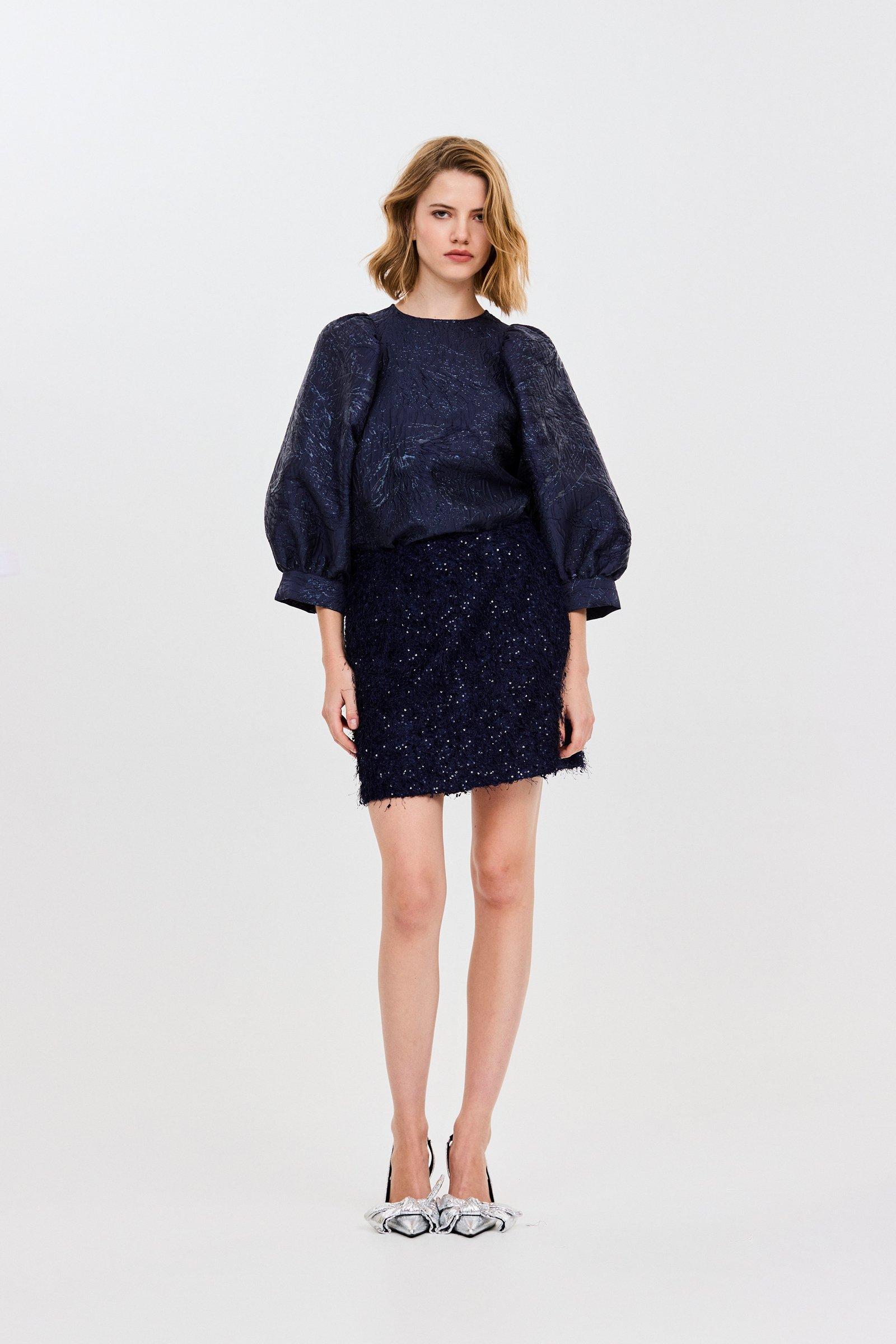 CKS - SANCE - blouse long sleeves - dark blue