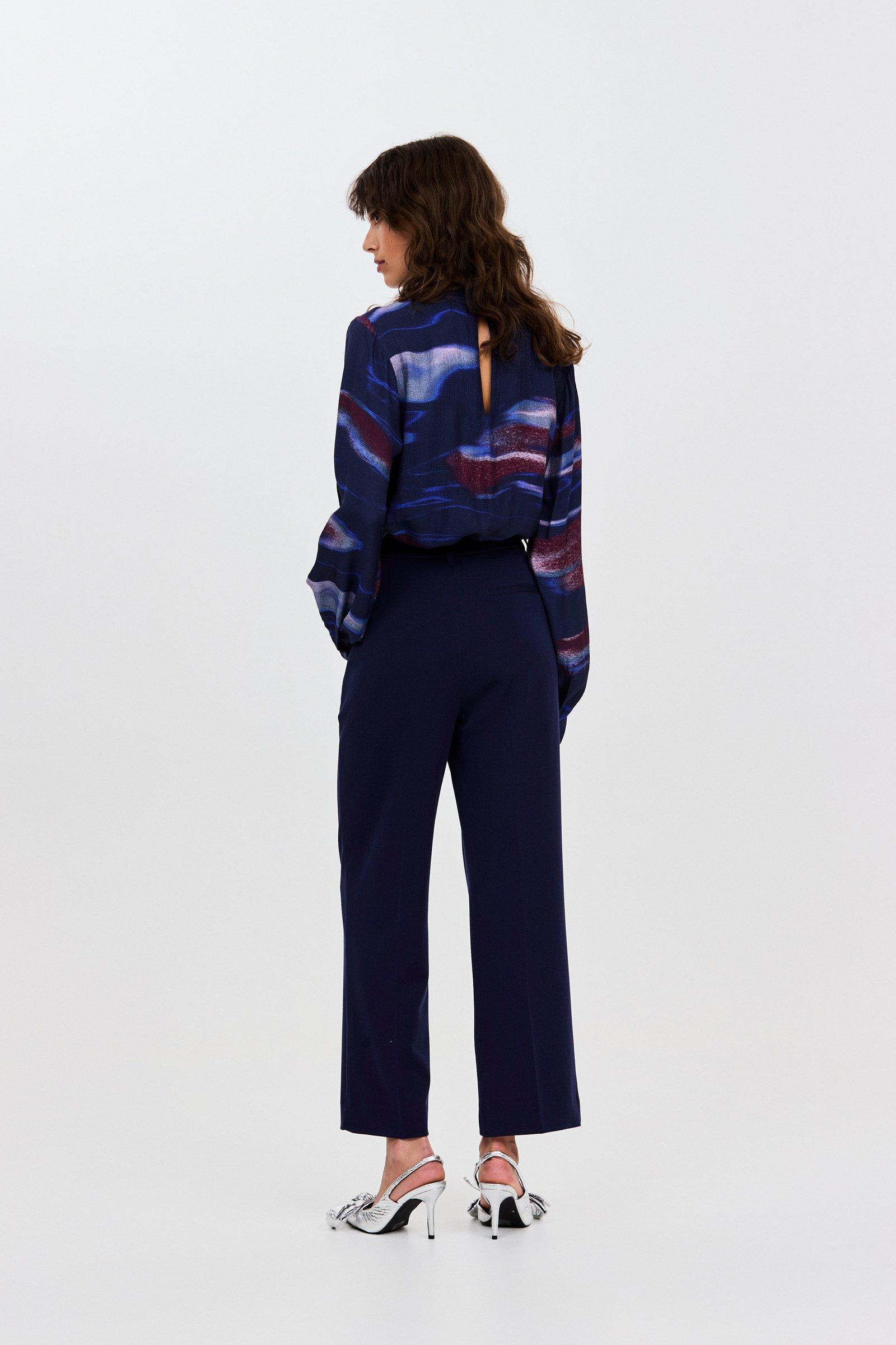 CKS - SHAYLA - blouse lange mouwen - donkerblauw