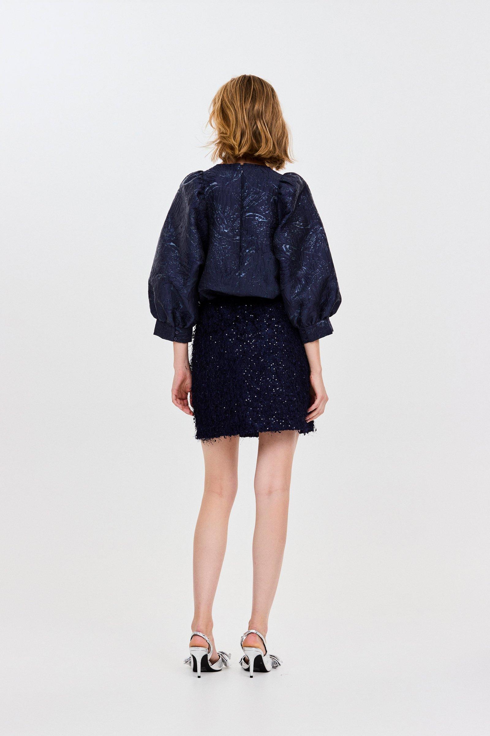 CKS - SKIMI - jupe courte - bleu foncé