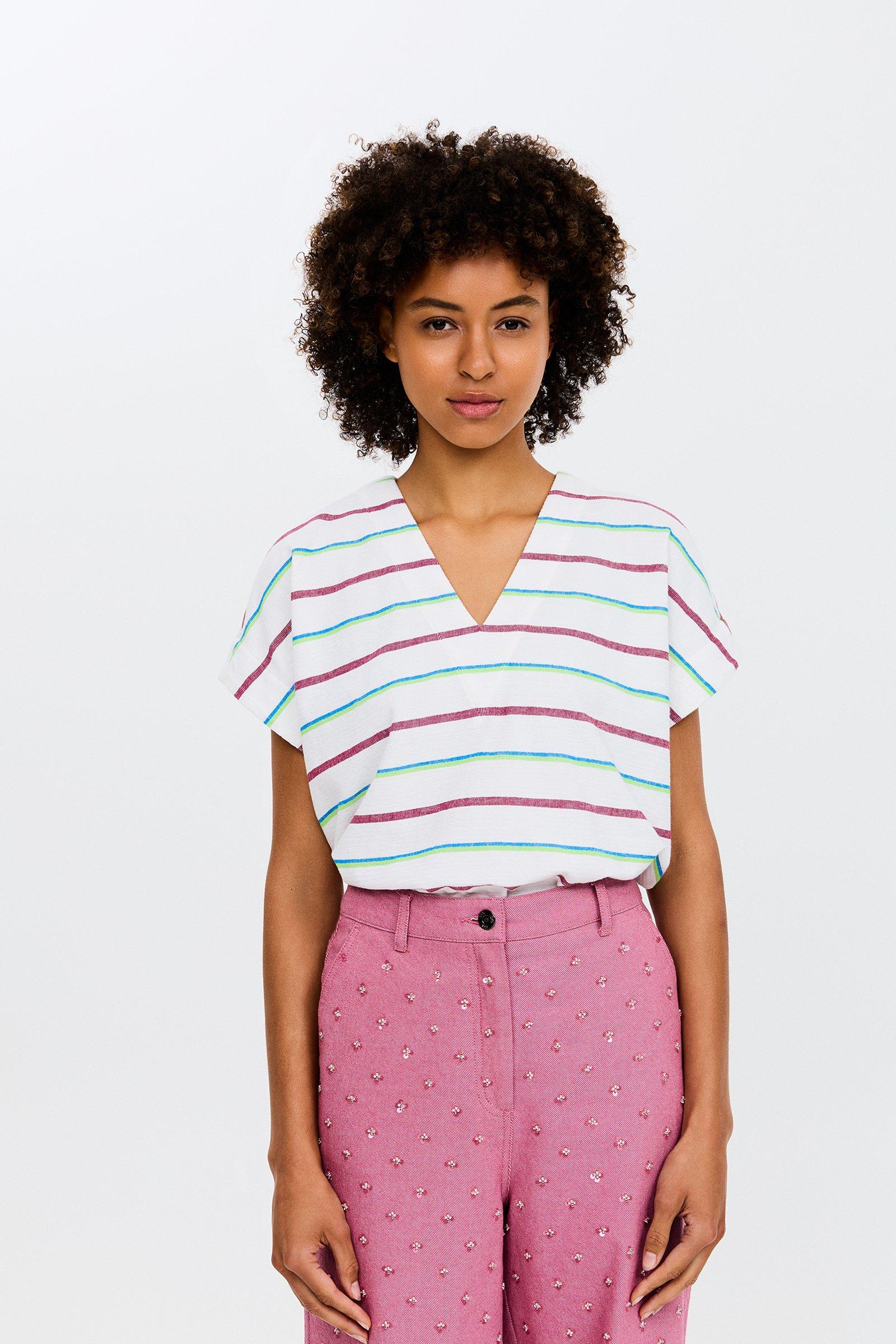 CKS - SABA - Bluse Kurze Ärmel - Weiß