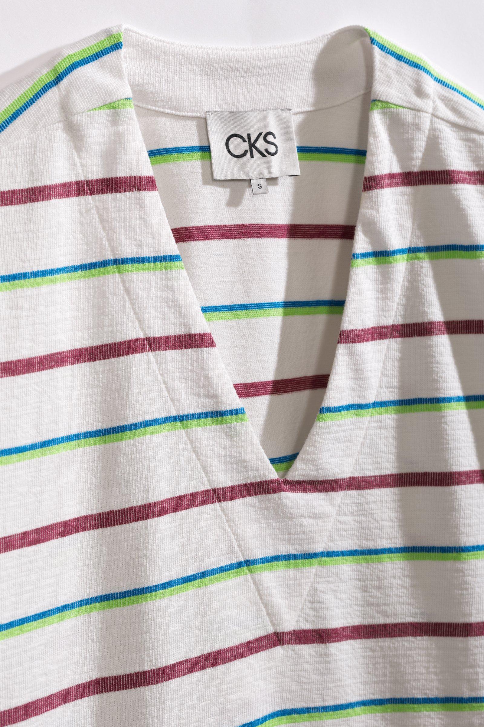 CKS - SABA - blouse korte mouwen - wit