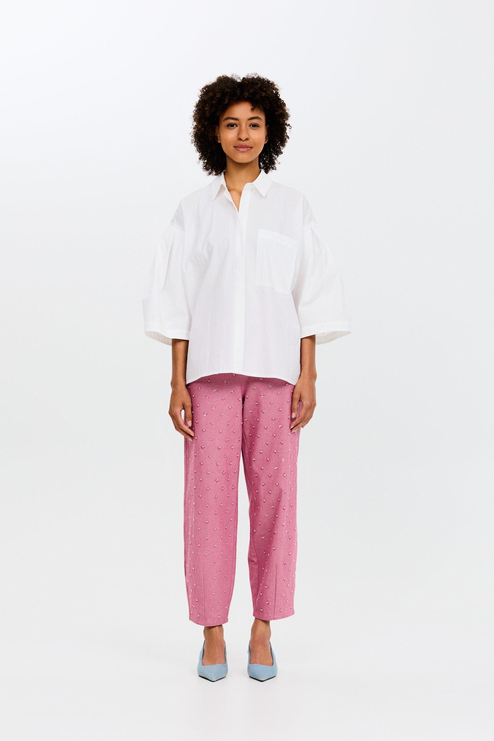 CKS - SHOMPET - blouse korte mouwen - wit