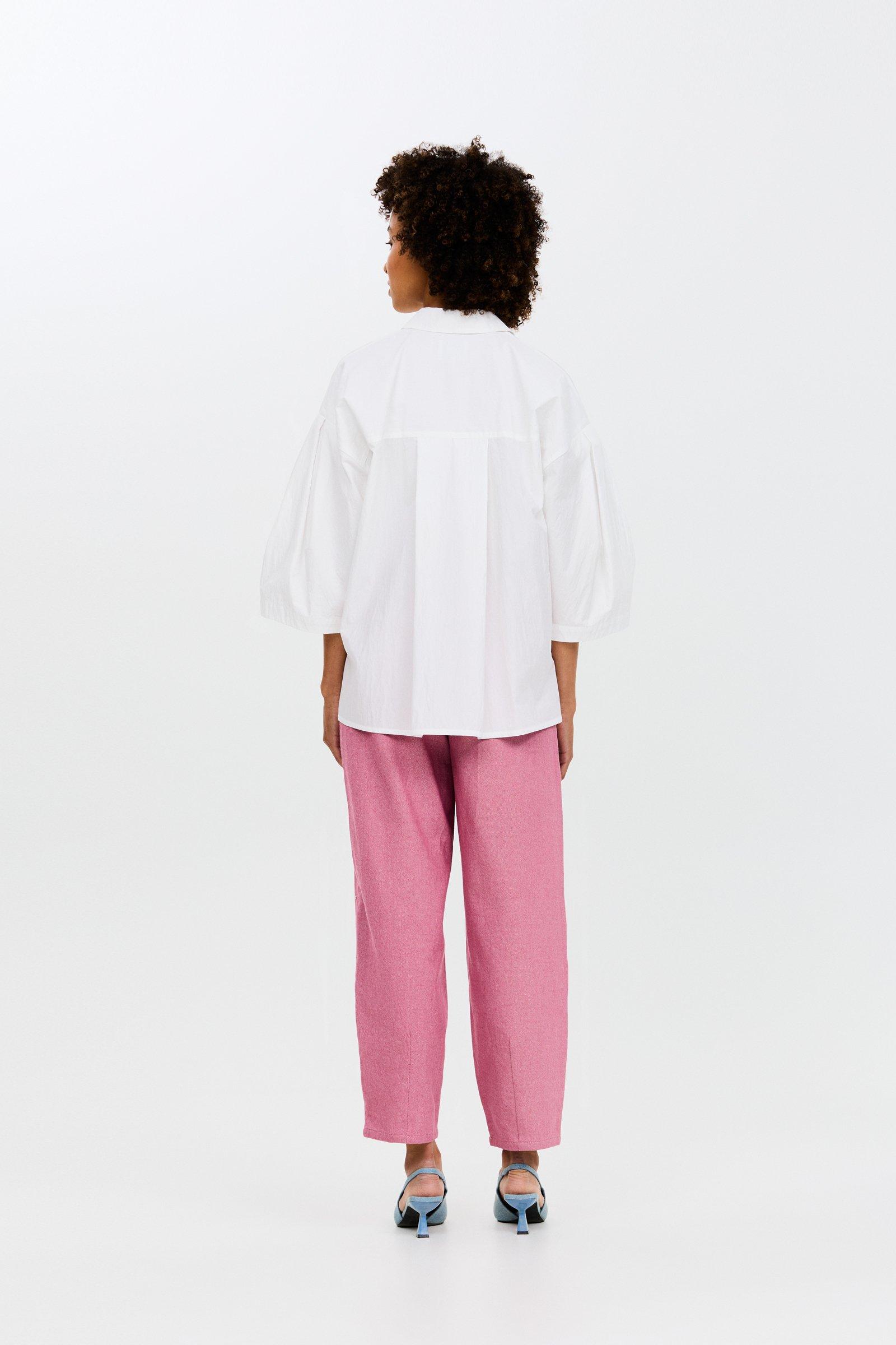 CKS - SHOMPET - blouse korte mouwen - wit