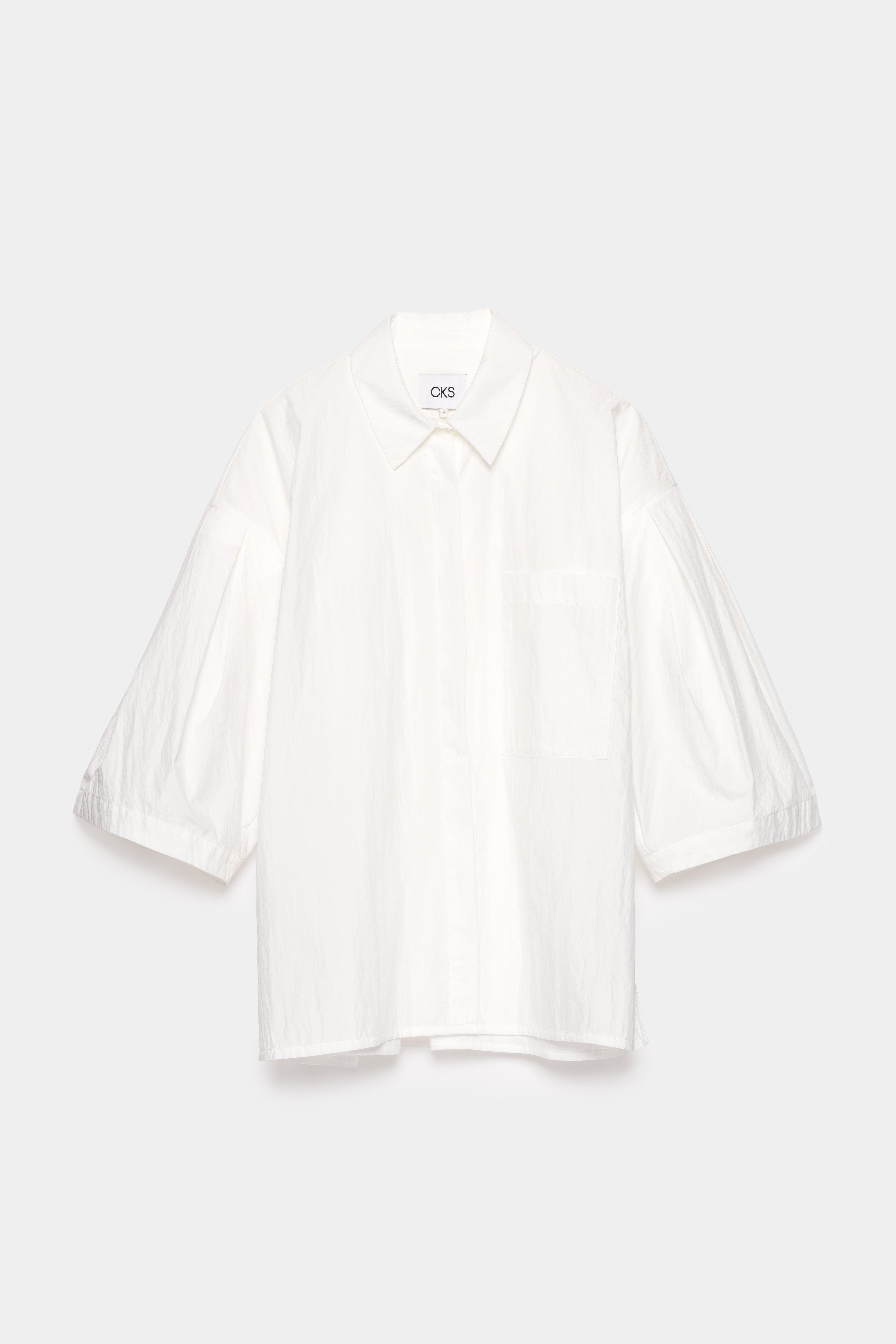 CKS - SHOMPET - blouse korte mouwen - wit