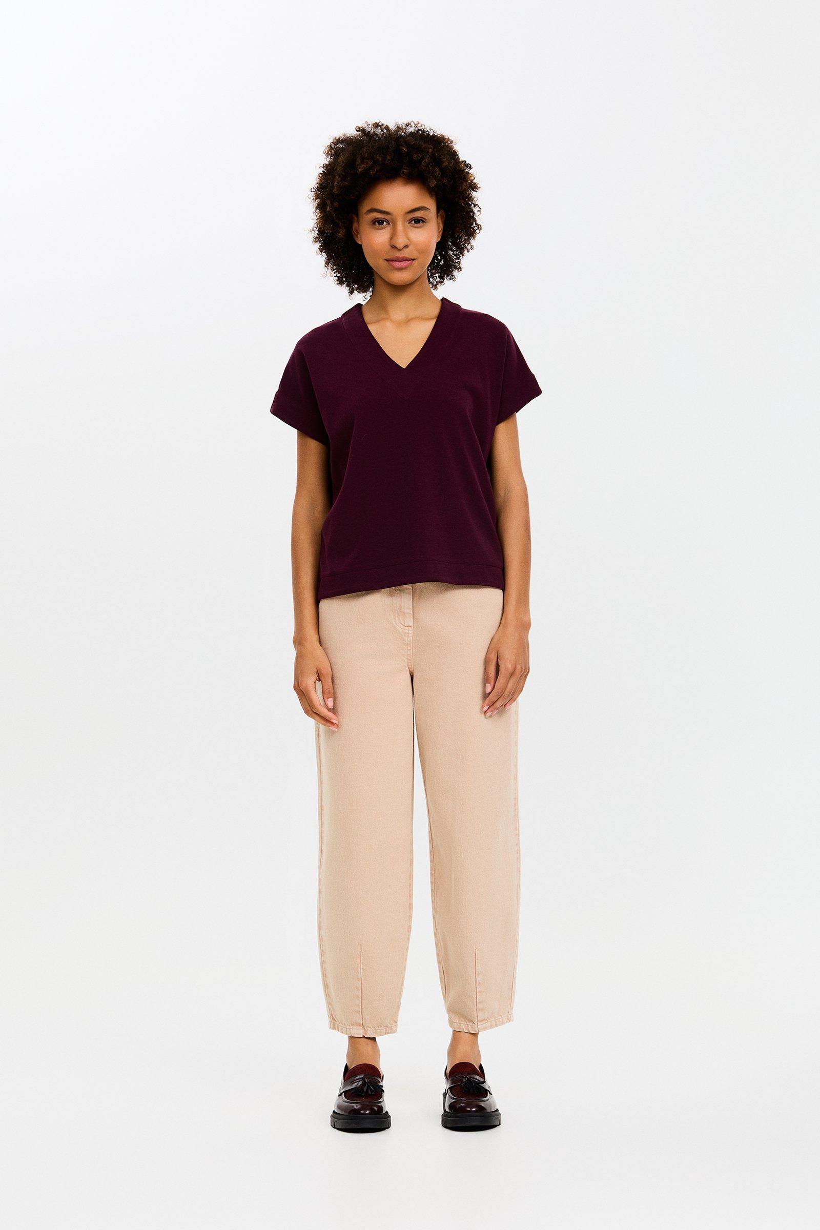CKS - JAZZLESS - t-shirt korte mouwen - bordeaux