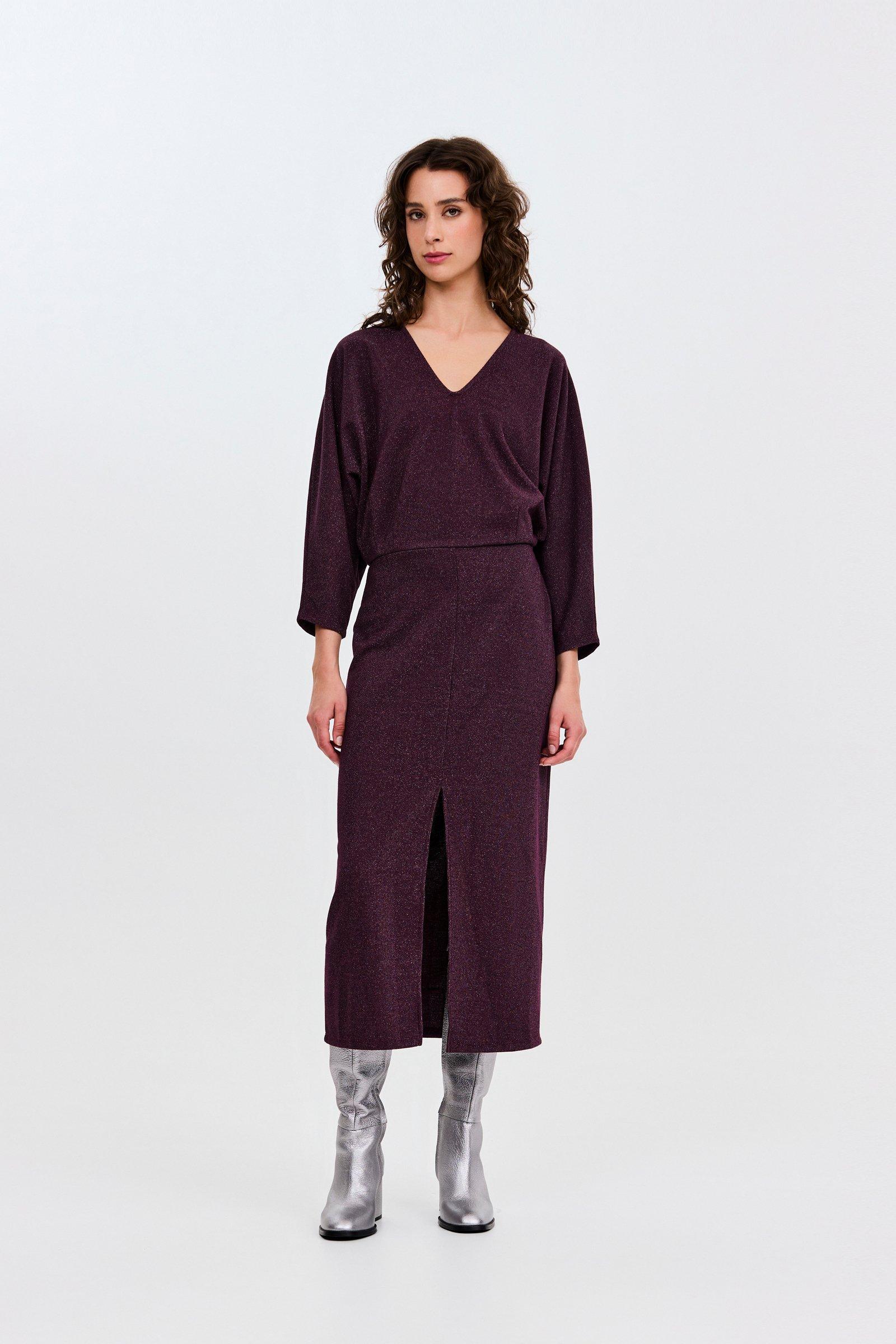 CKS - DRAZLESS - Midi-Kleid - Violett