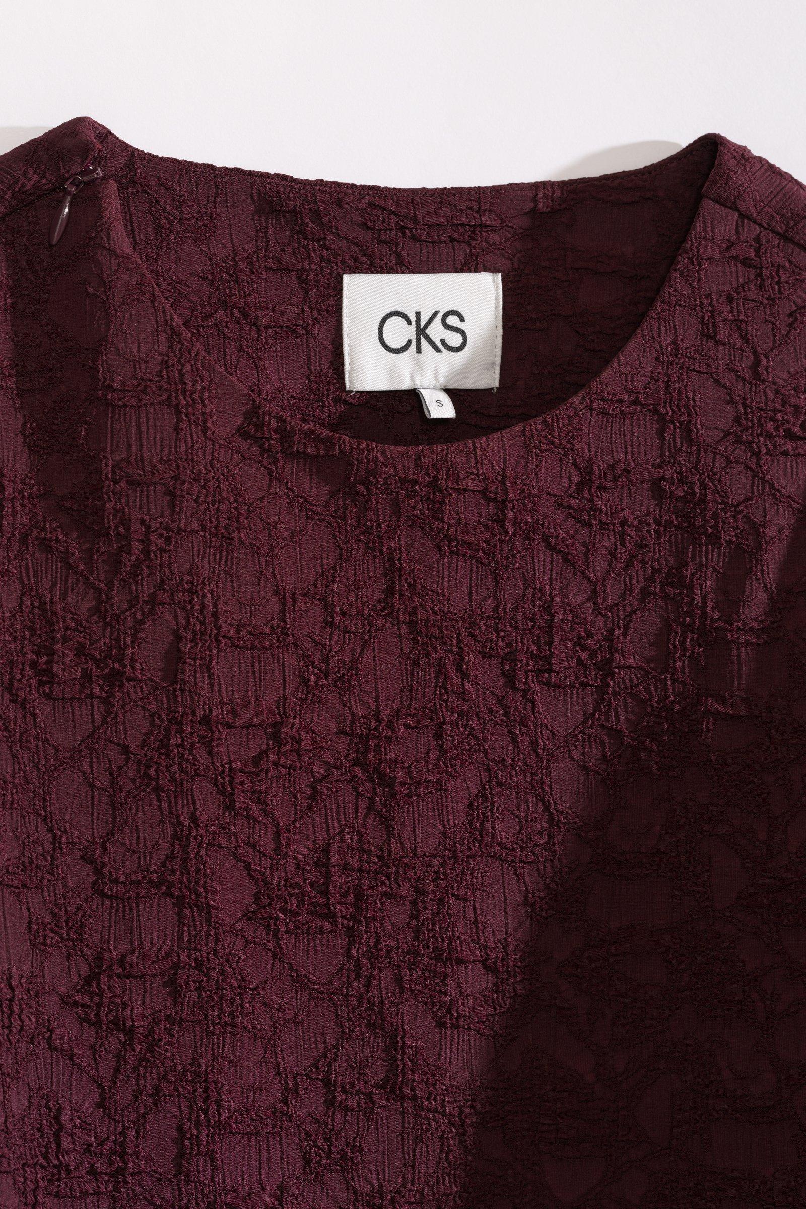 CKS - DAWA - korte jurk - paars