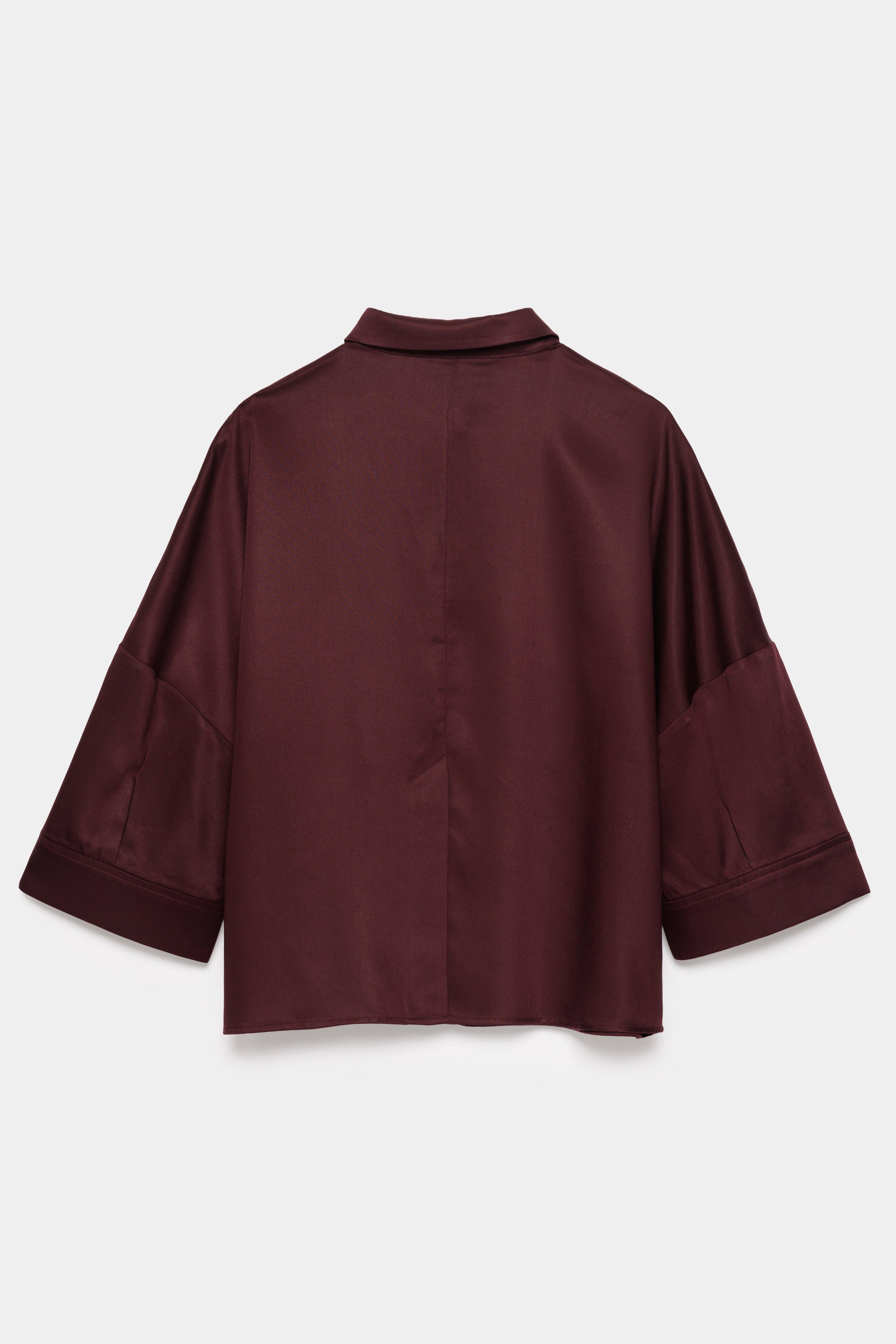 CKS - SELALONG - Bluse Kurze Ärmel - Violett