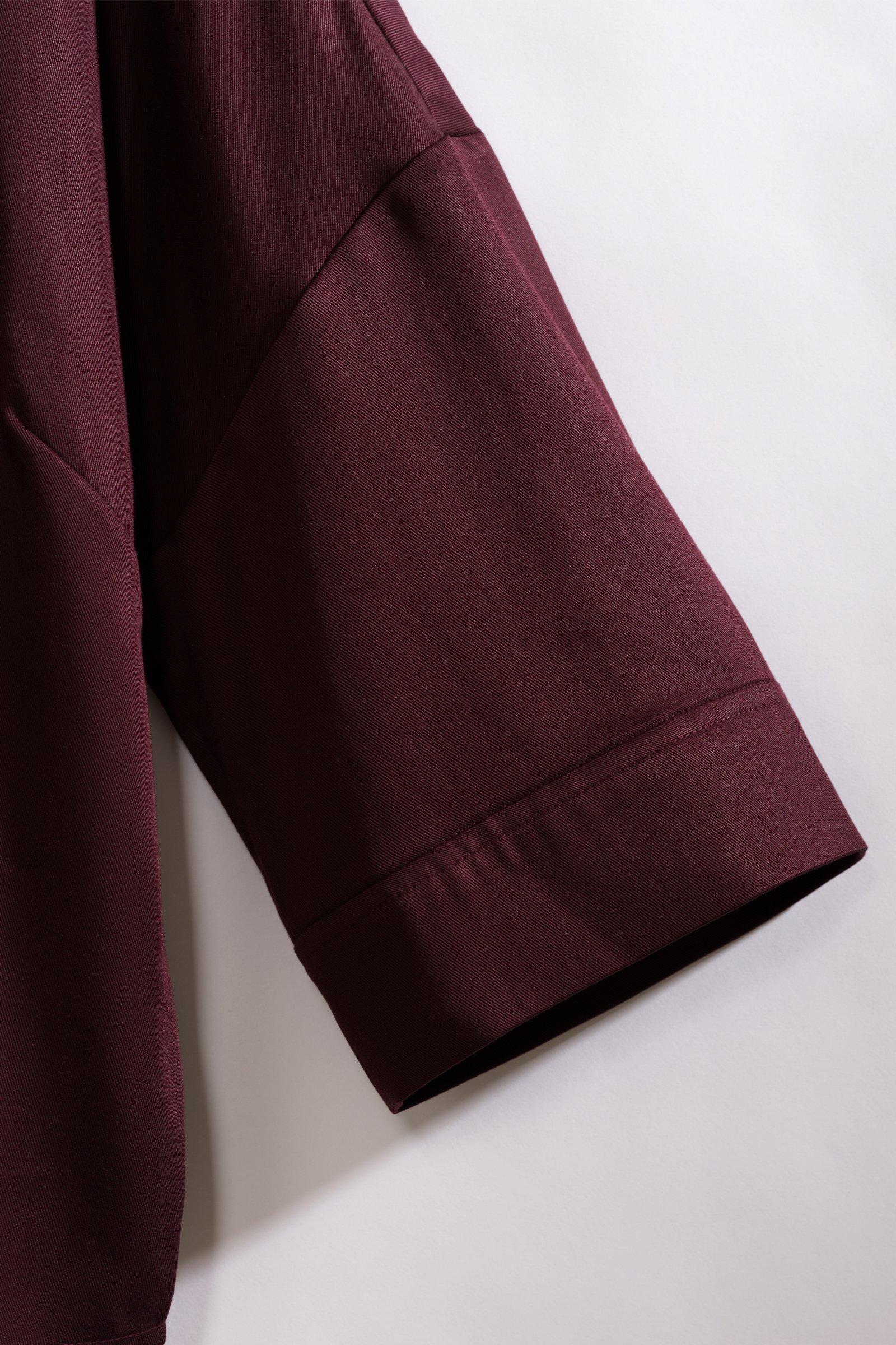 CKS - SELALONG - blouse korte mouwen - paars