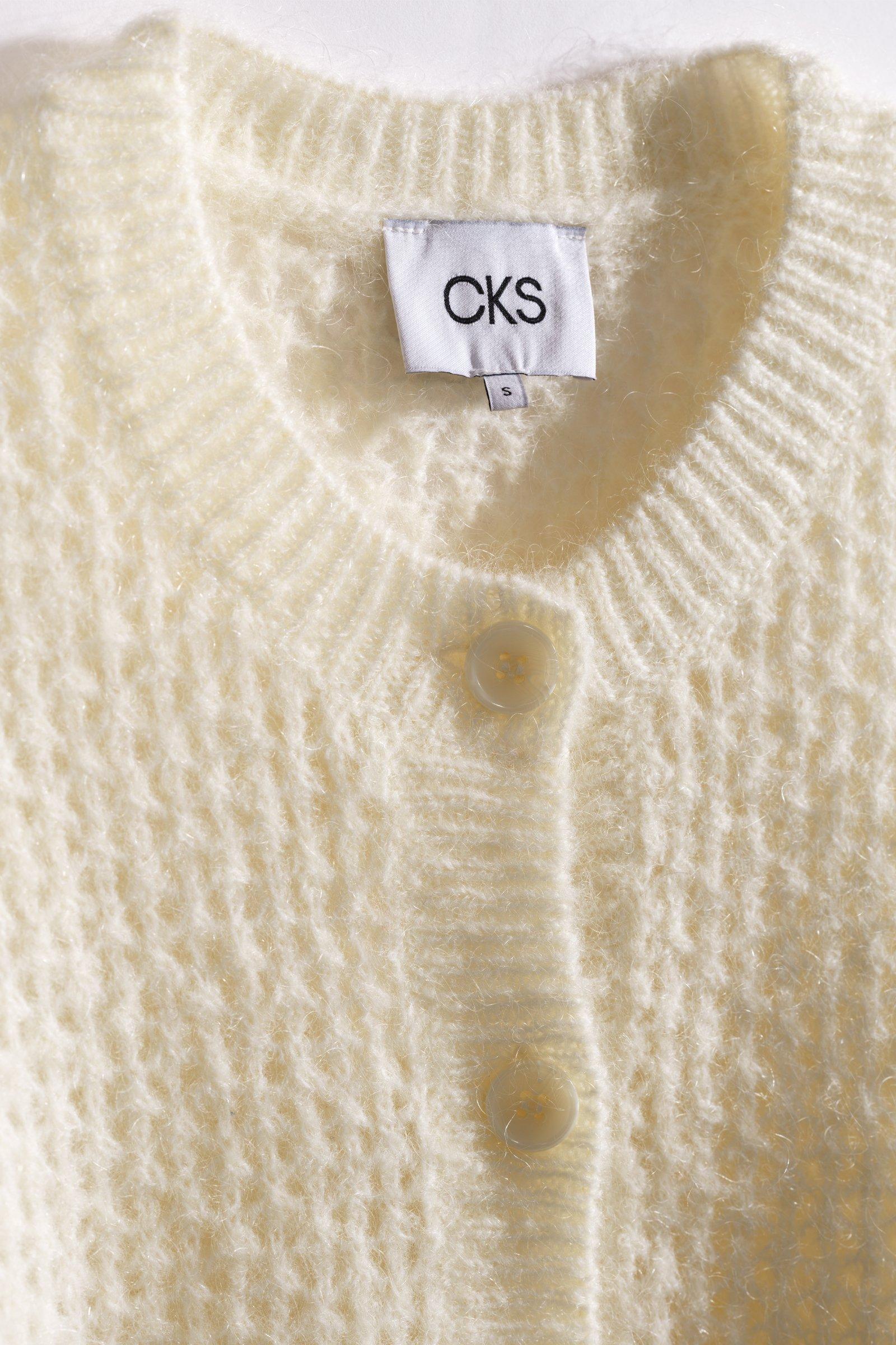 CKS - CARDIDROP - cardigan - wit