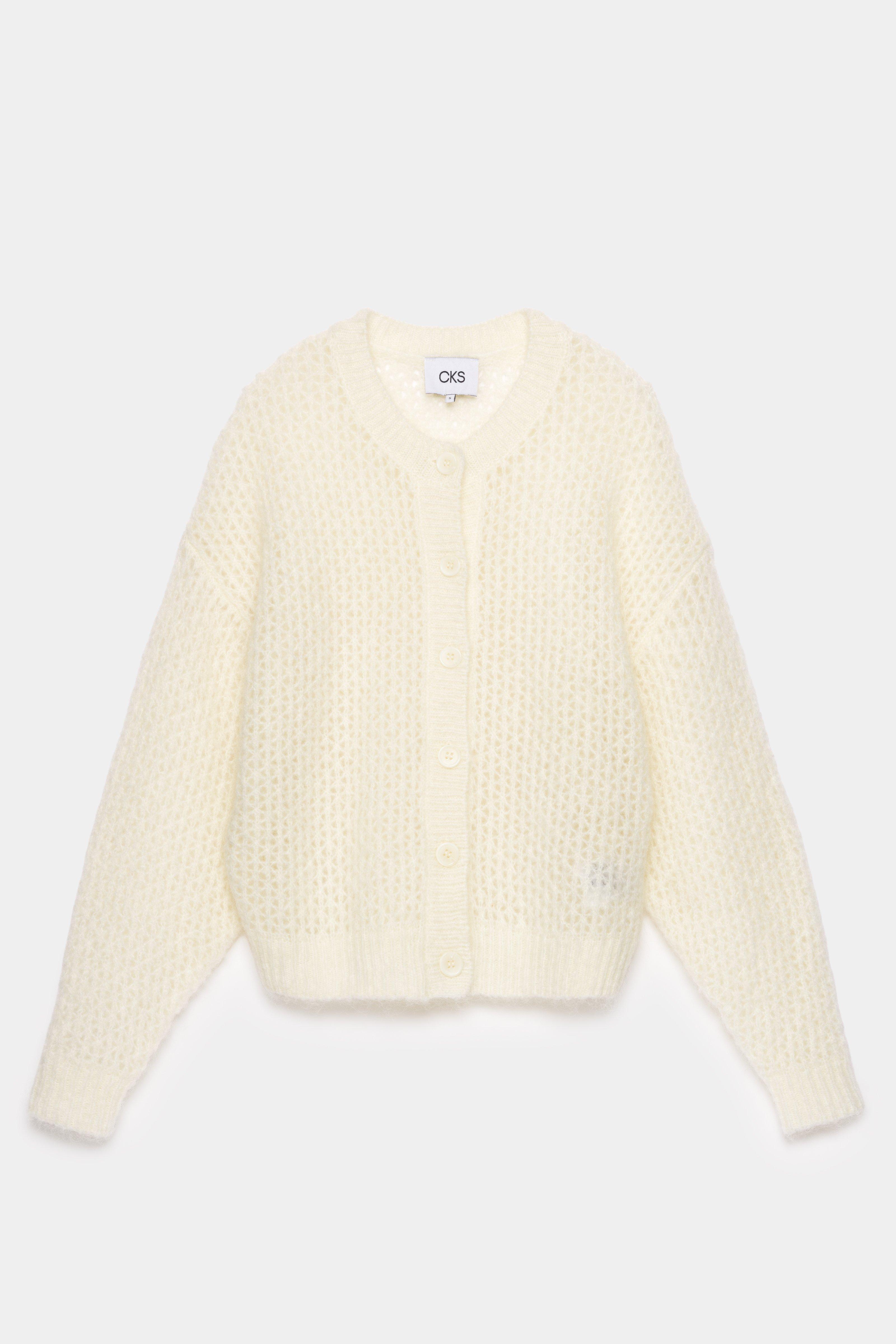 CKS - CARDIDROP - cardigan - wit