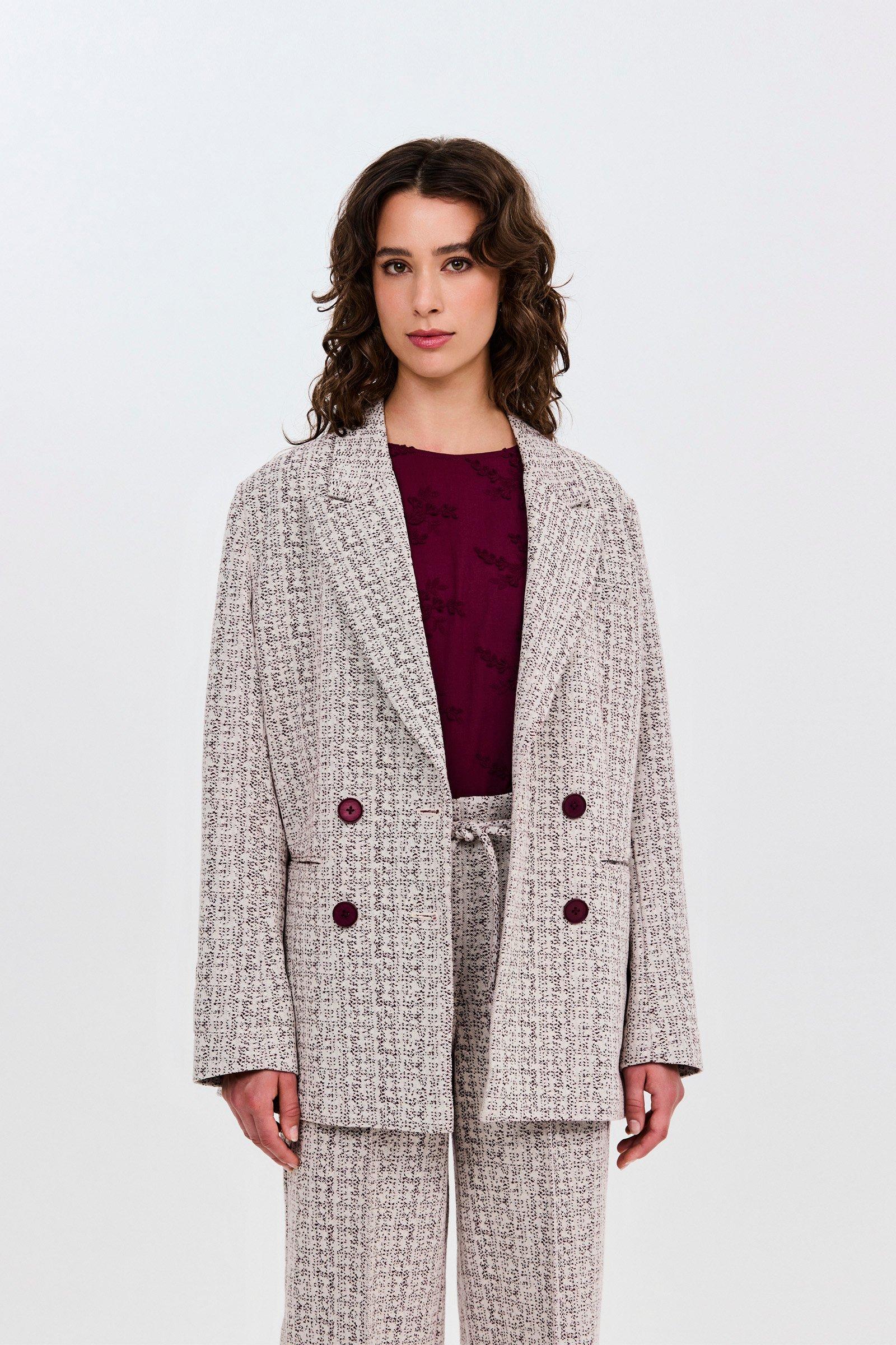 CKS - SELVIA - blazer - white dark