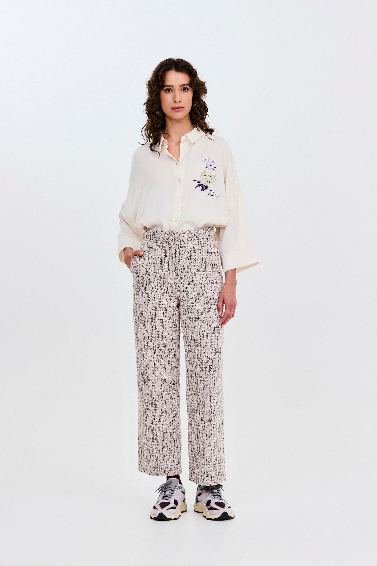 CKS - TONKS - enkel broek - white dark