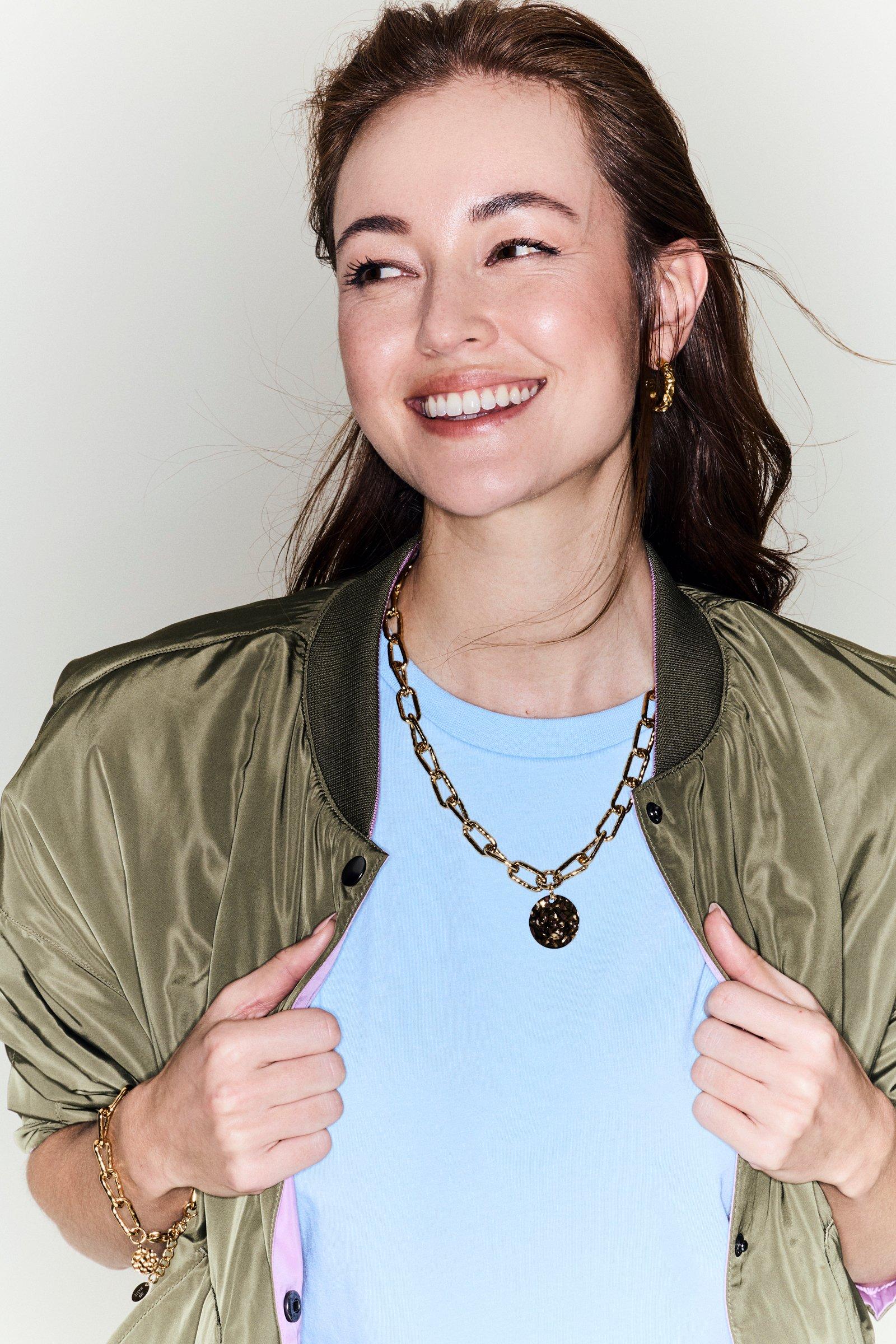 CKS - NECKLACE CKSXMASTE - Halskette - Dunkelgelb