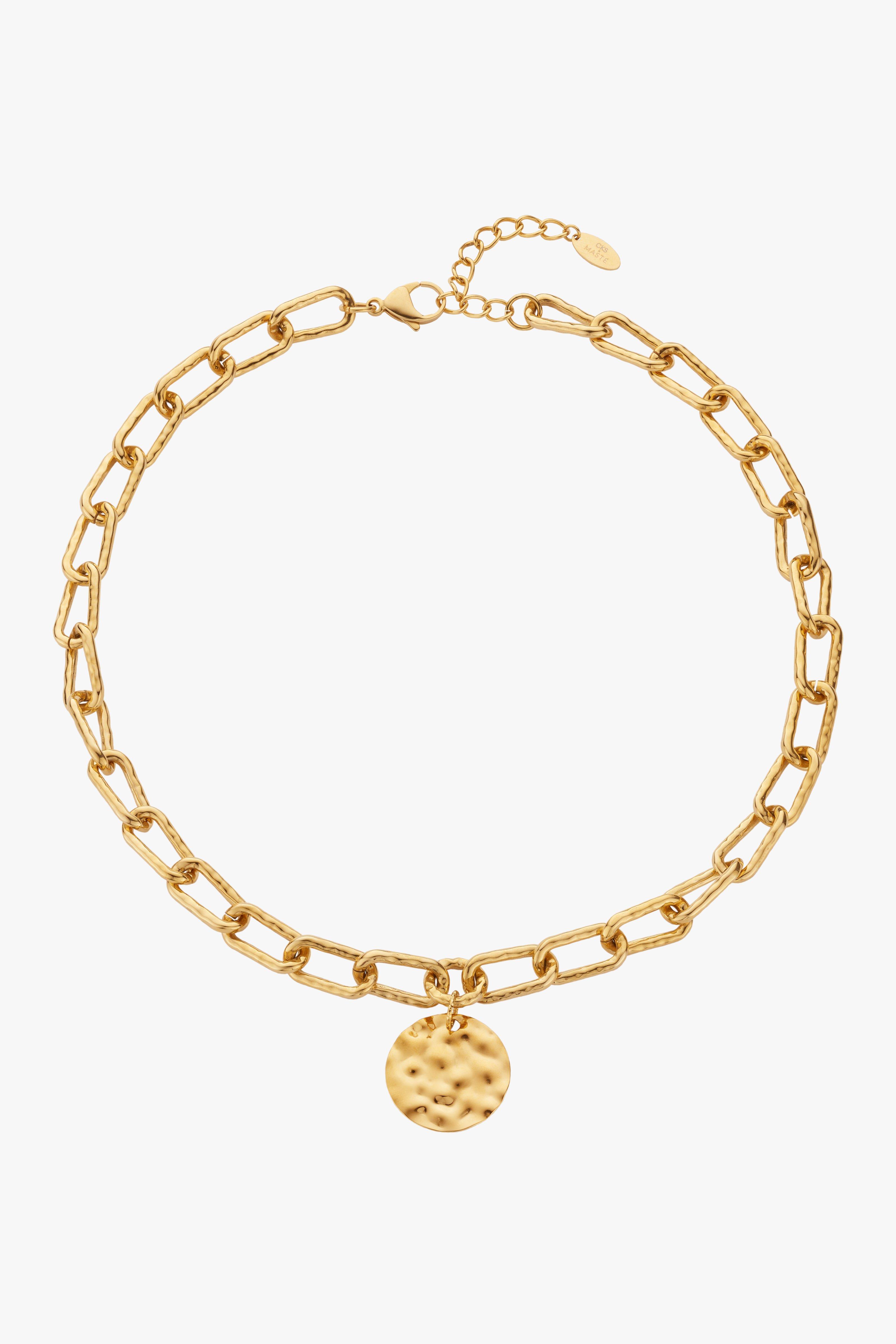 CKS - NECKLACE CKSXMASTE - Halskette - Dunkelgelb