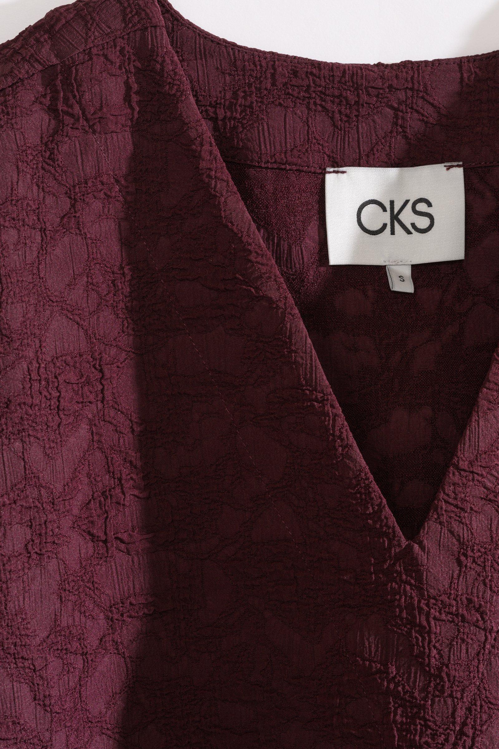 CKS - SABA - blouse short sleeves - purple
