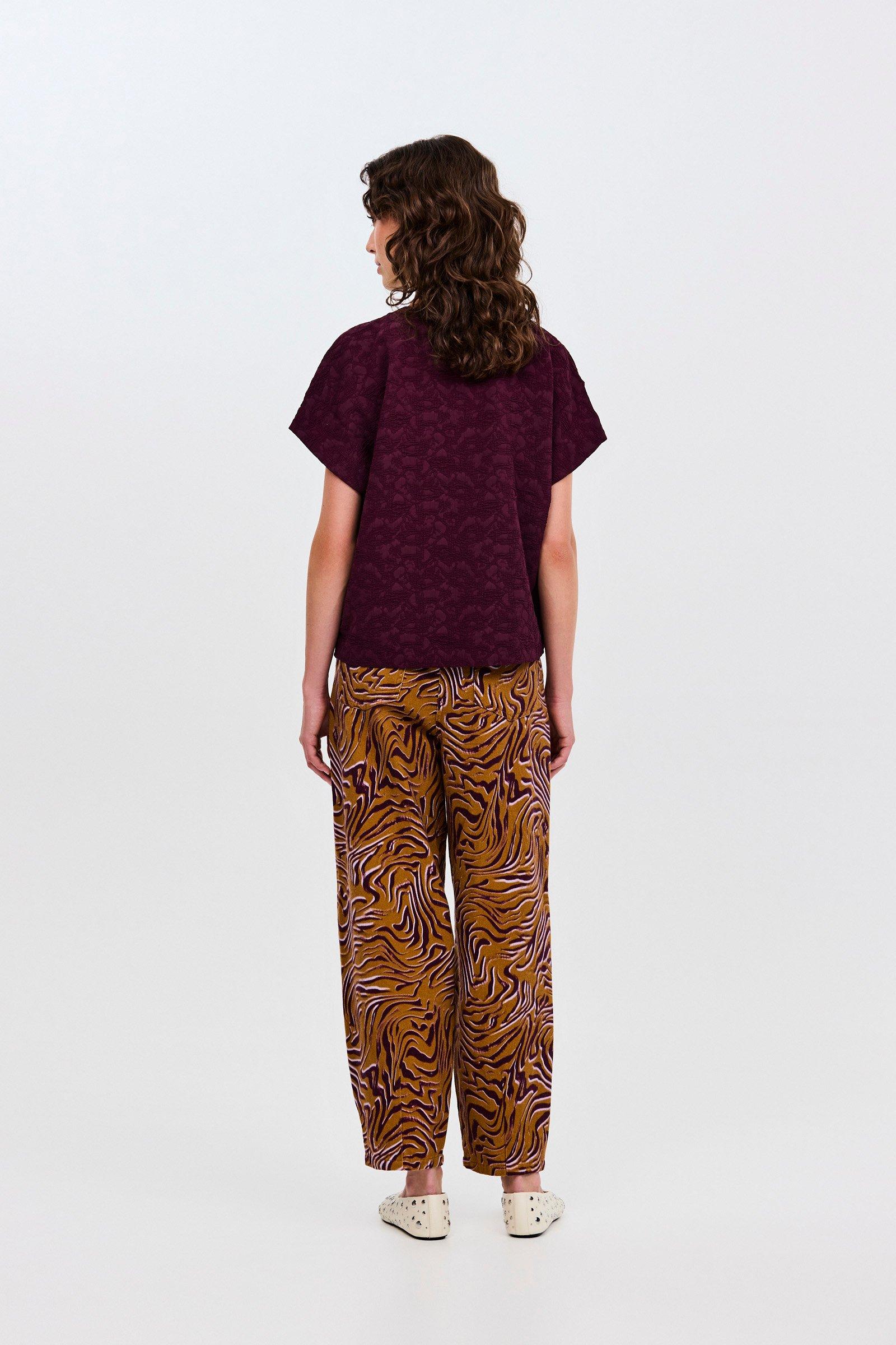 CKS - SABA - blouse short sleeves - purple