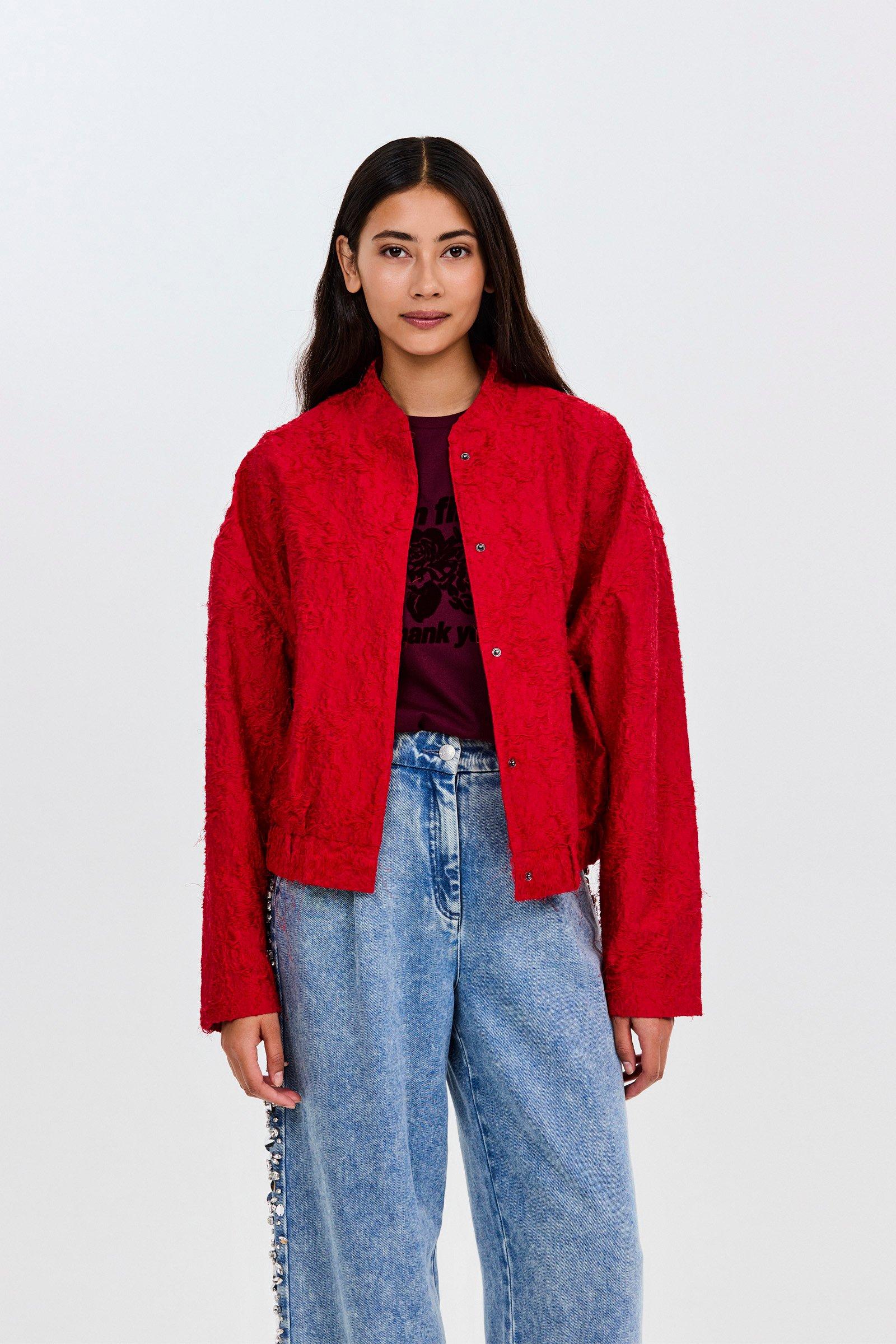 CKS - CREMASALA - korte jas - intens rood