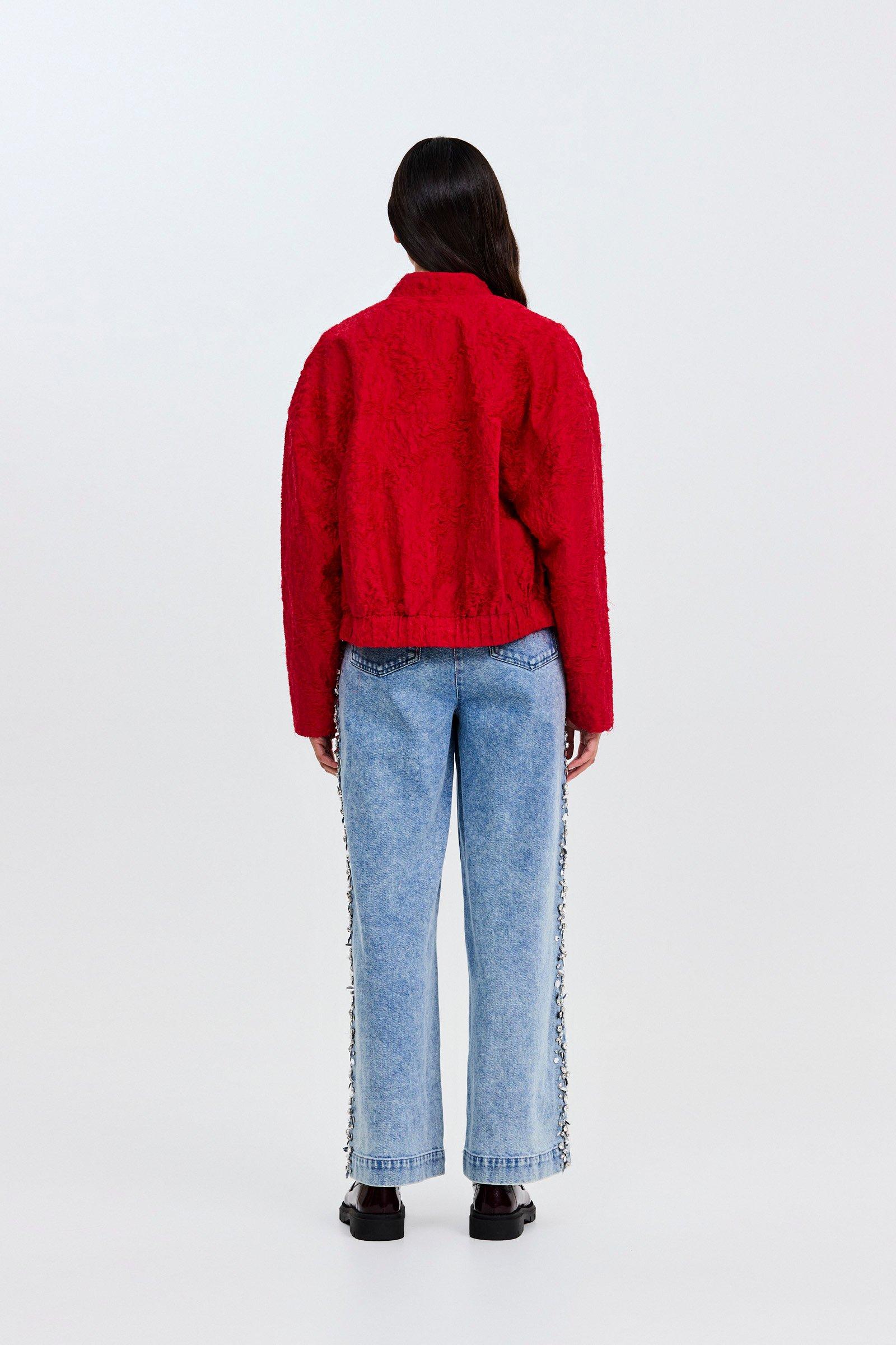 CKS - CREMASALA - short coat - bright red