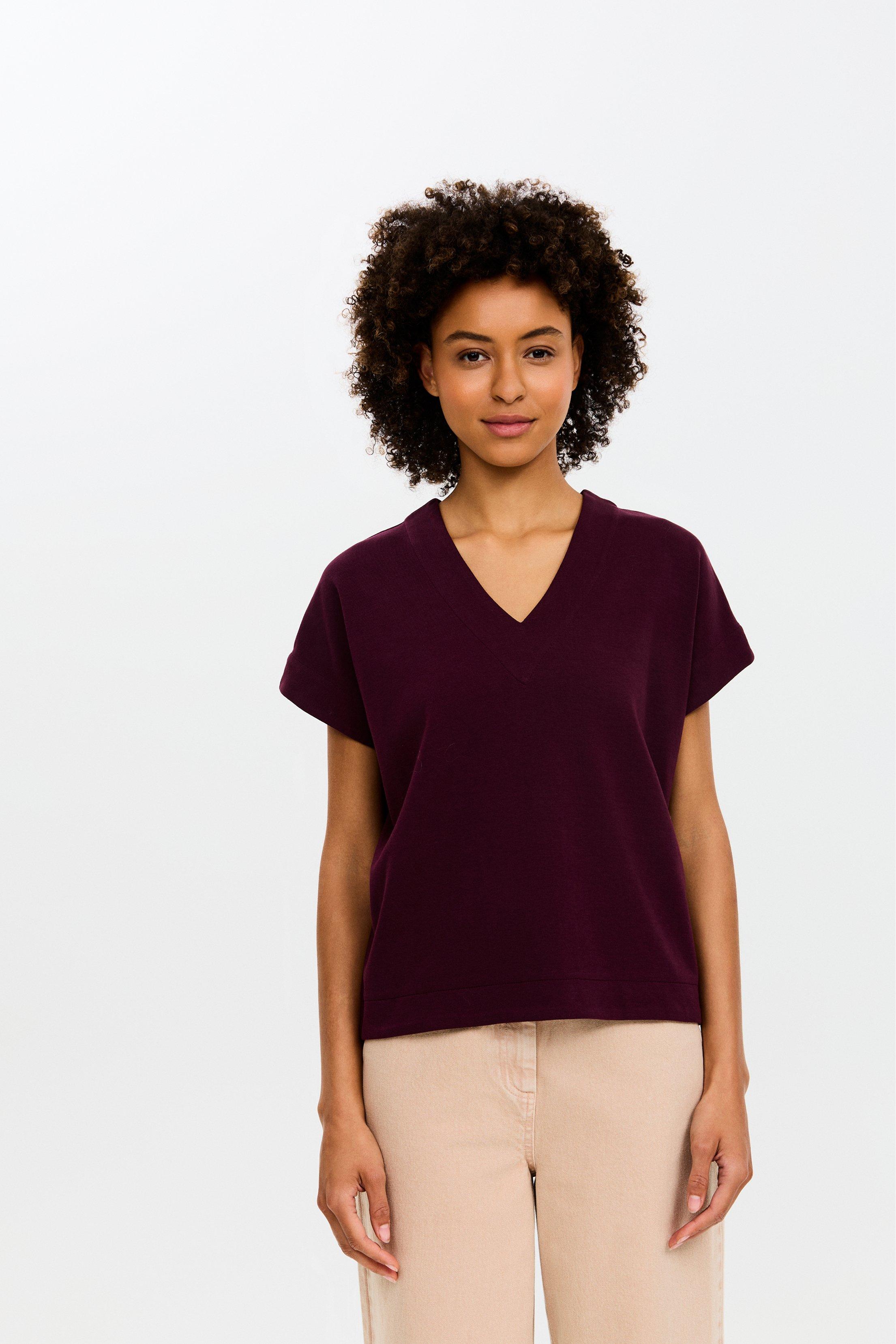 CKS - SABA - blouse short sleeves - purple