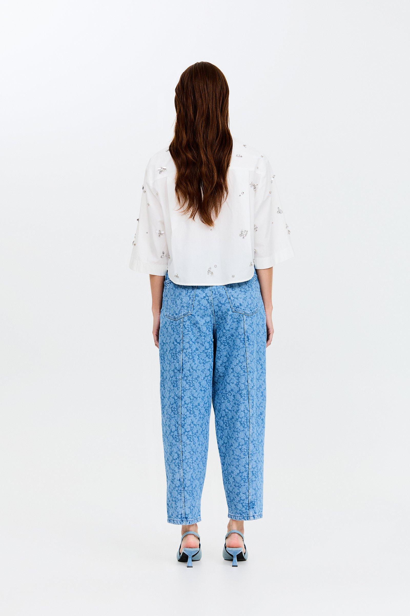 CKS - TONYFELL - pantalon à la cheville - bleu