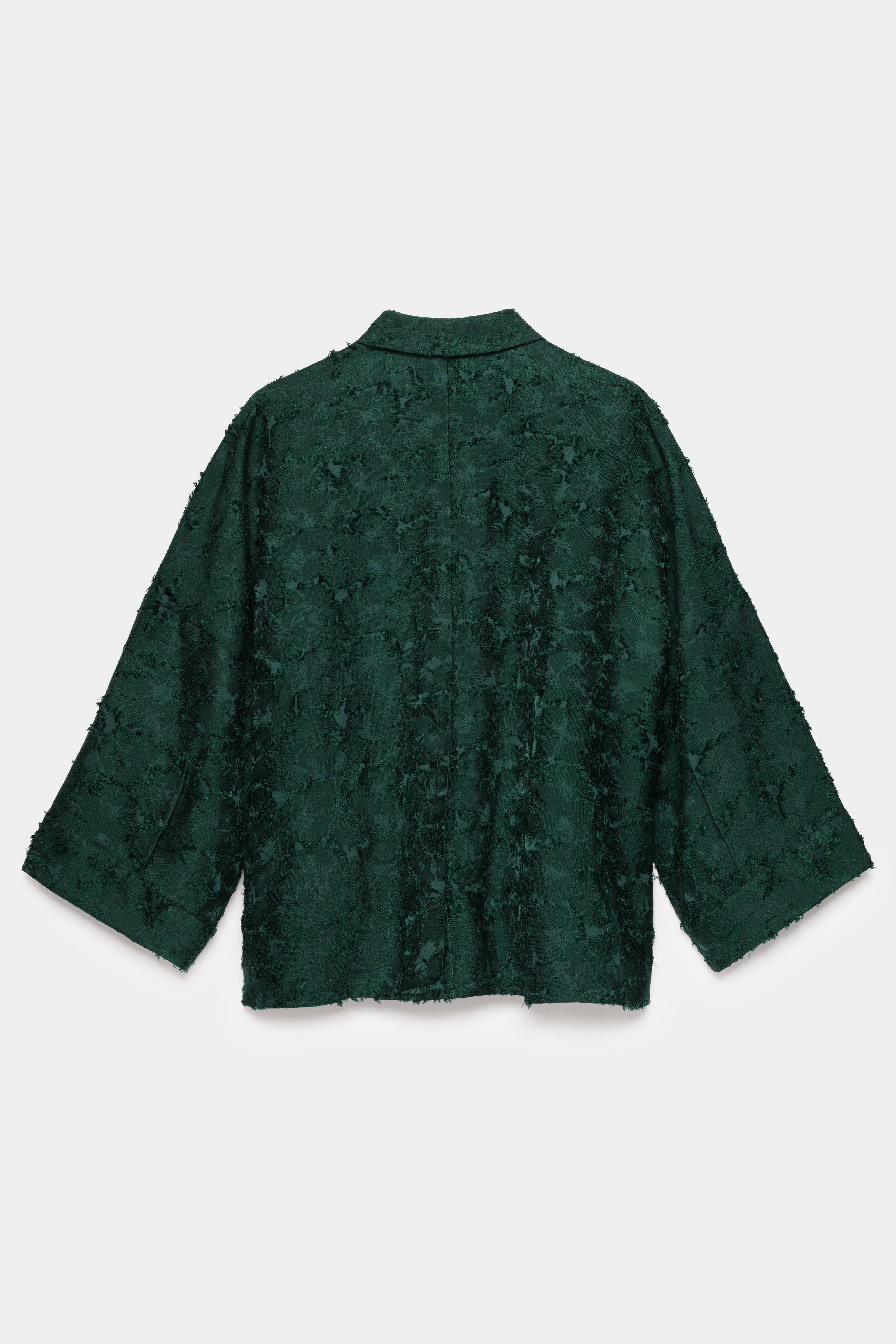 CKS - SELALONG - blouse short sleeves - dark green