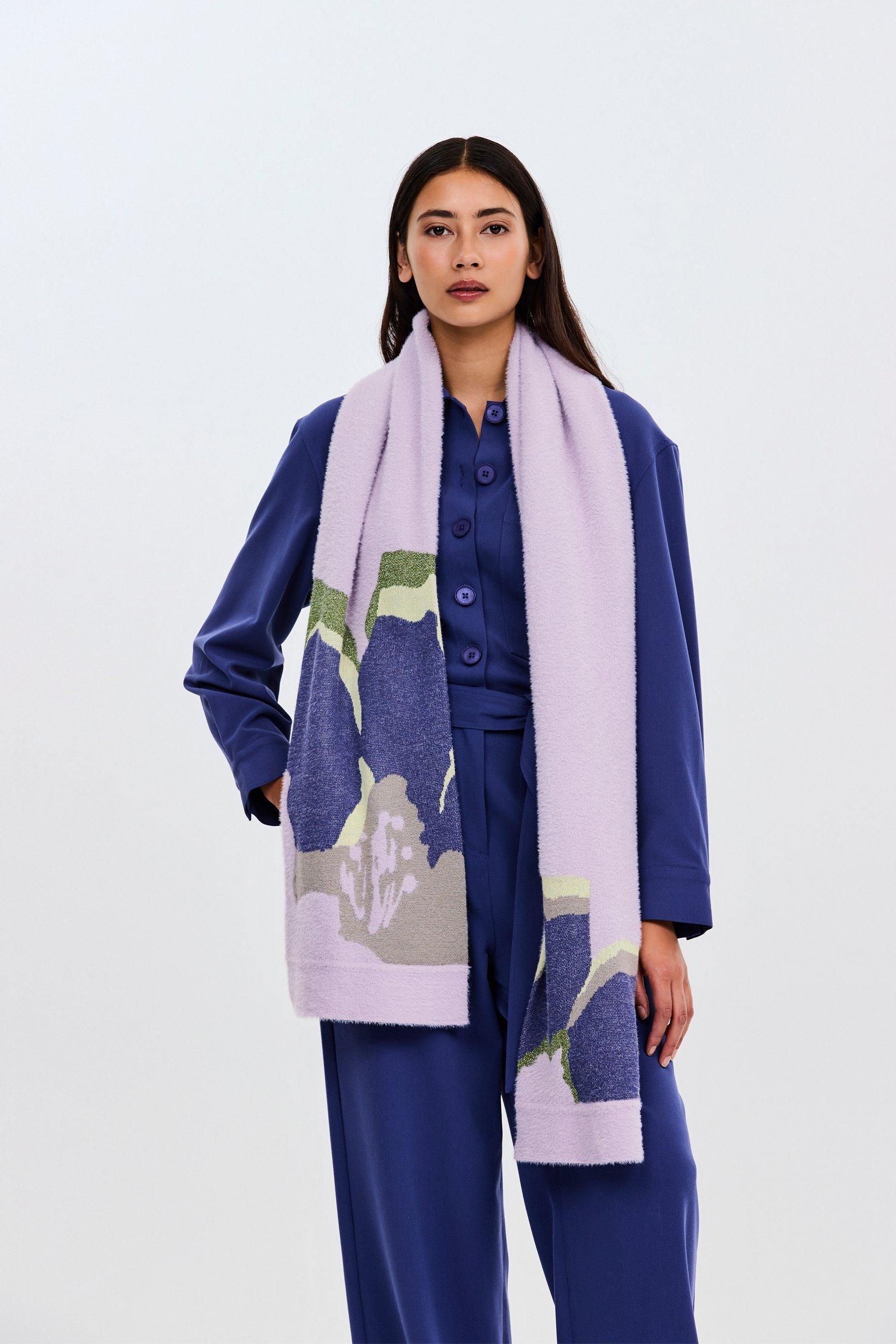 CKS - SCOLIS - wintersjaal - lila