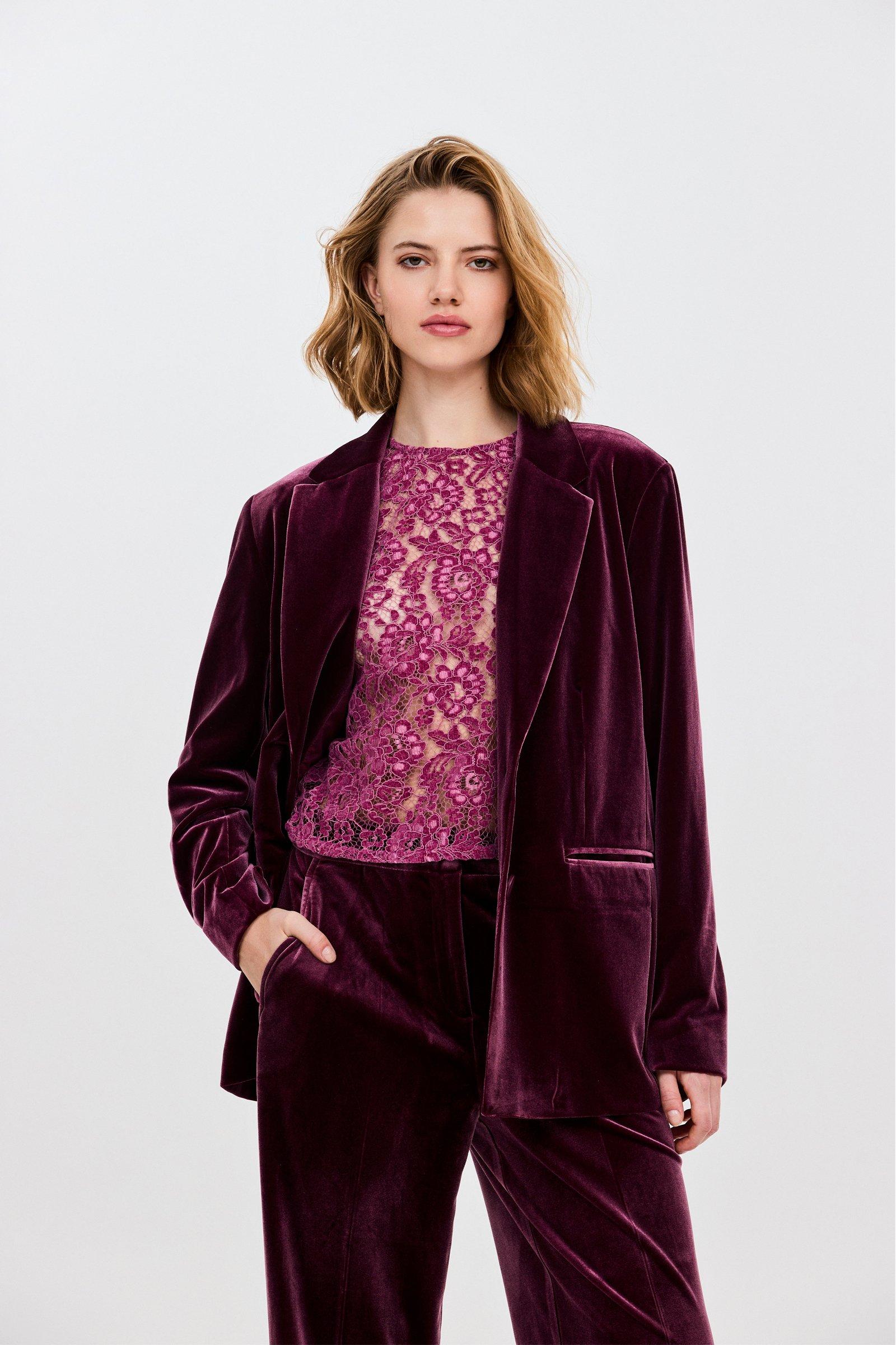 CKS - CLAZER - blazer - Dunkelrot