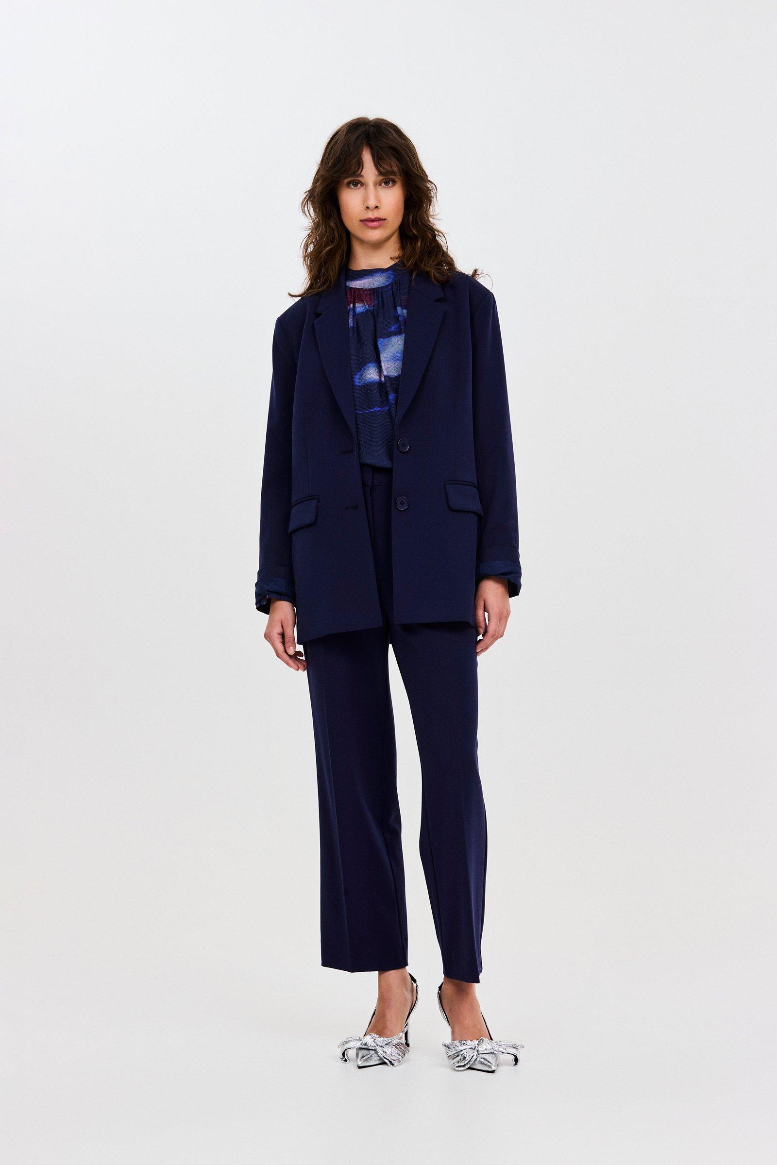 CKS - TONKS - ankle trousers - dark blue