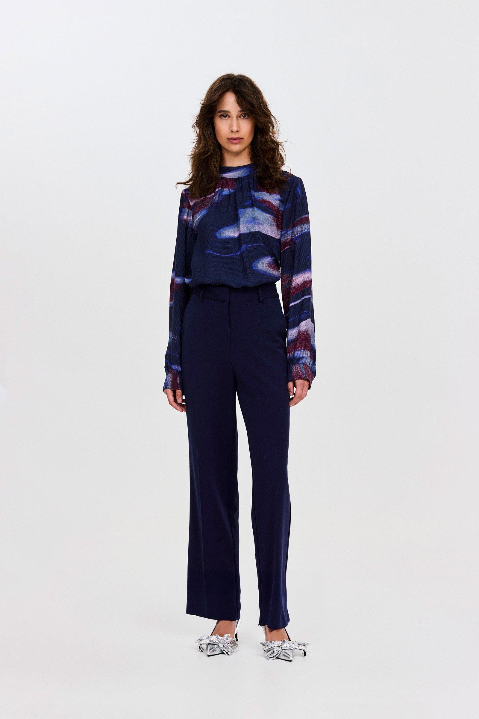 CKS - TONKSA - lange broek - donkerblauw