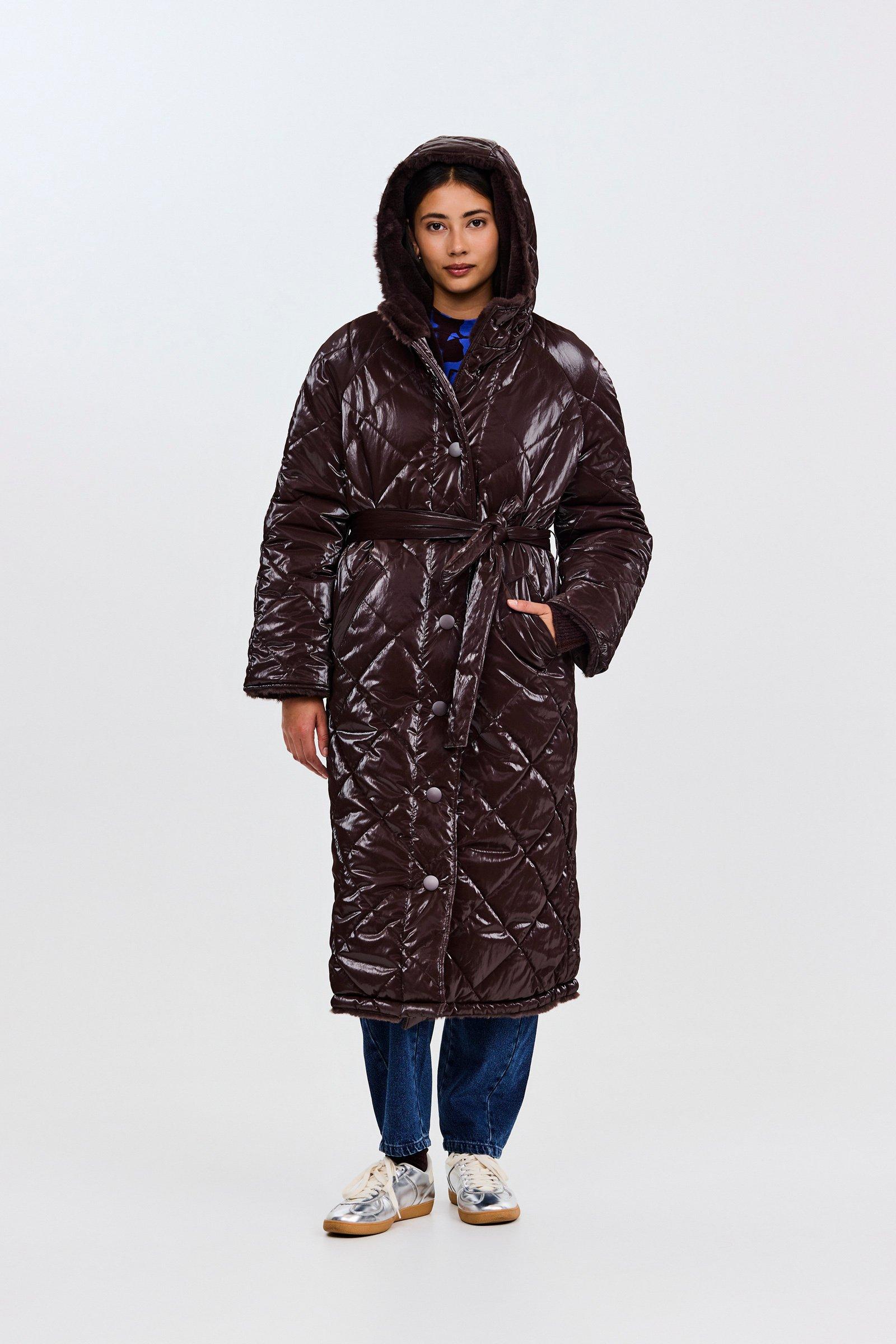 CKS - COBYKO - long coat - dark brown