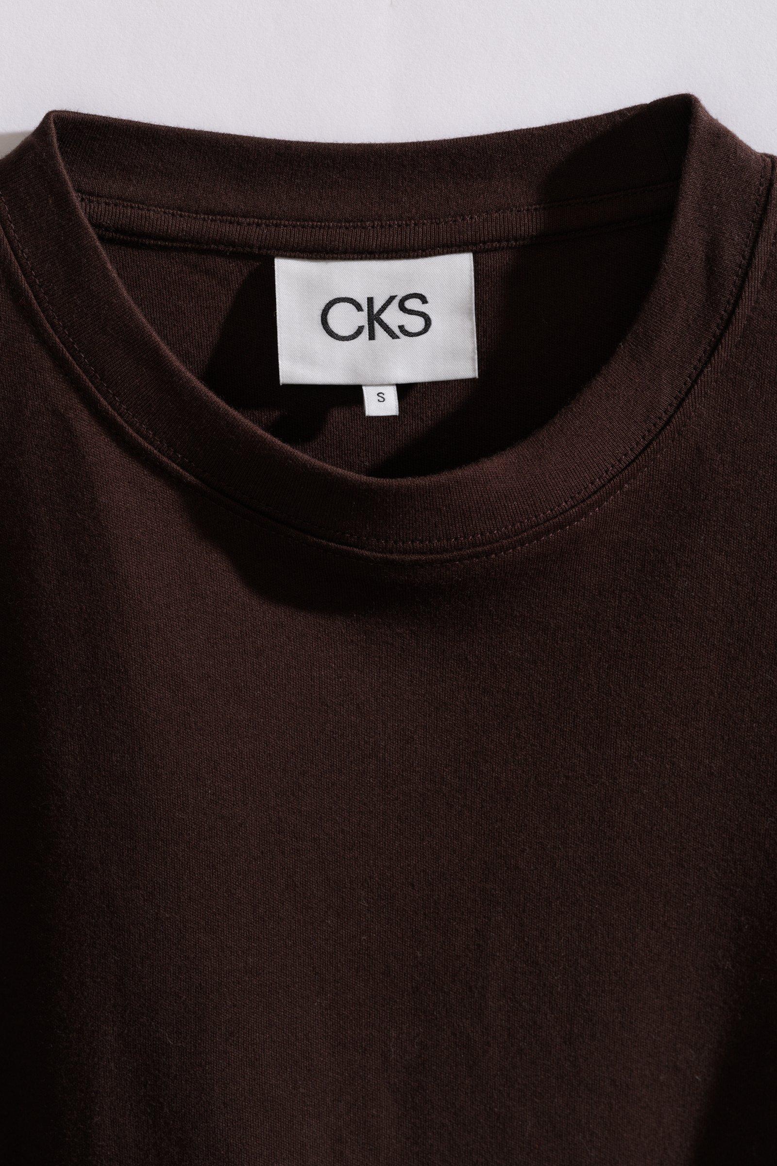 CKS - TIP - t-shirt à manches courtes - brun foncé