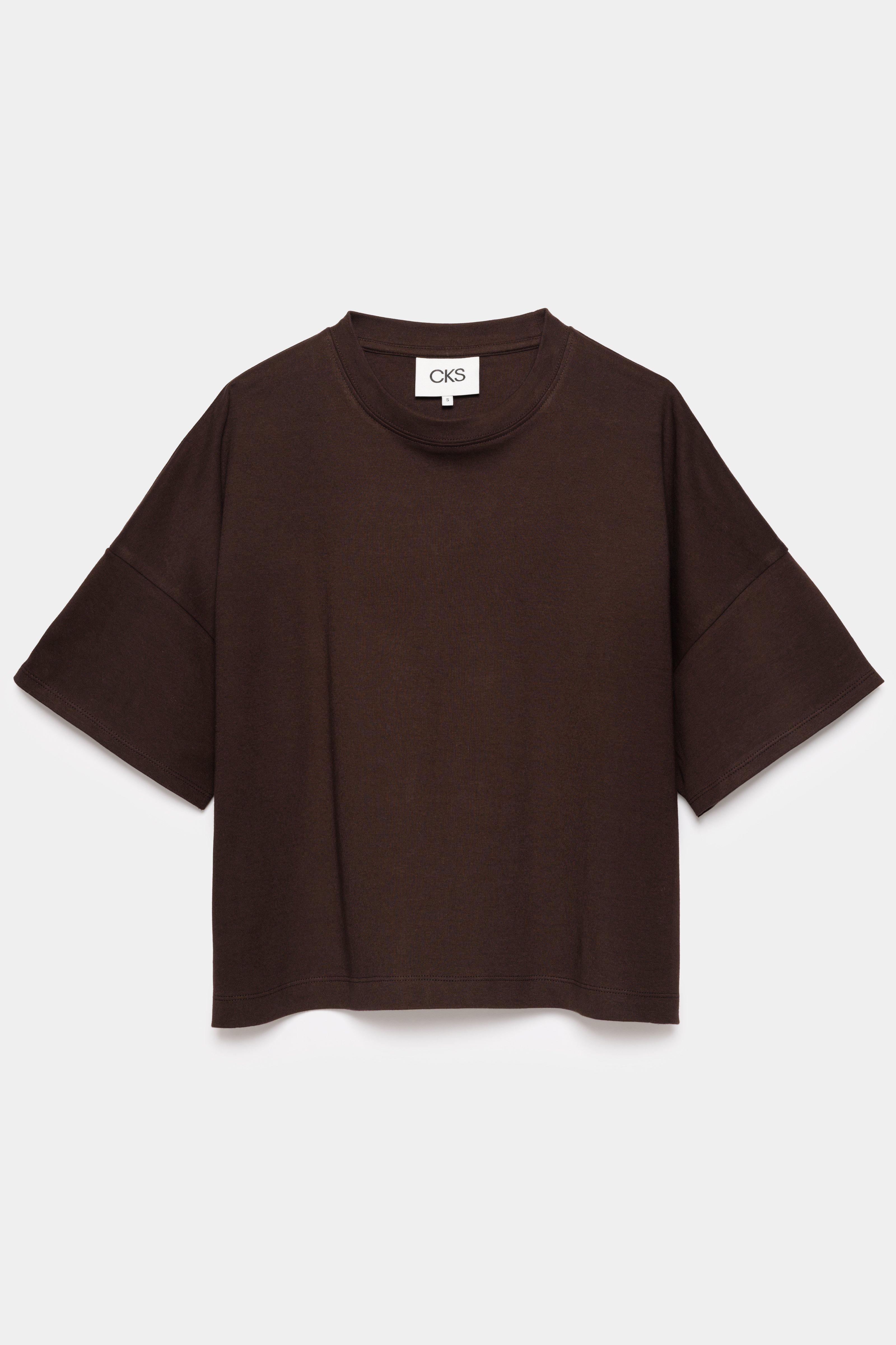 CKS - TIP - t-shirt à manches courtes - brun foncé