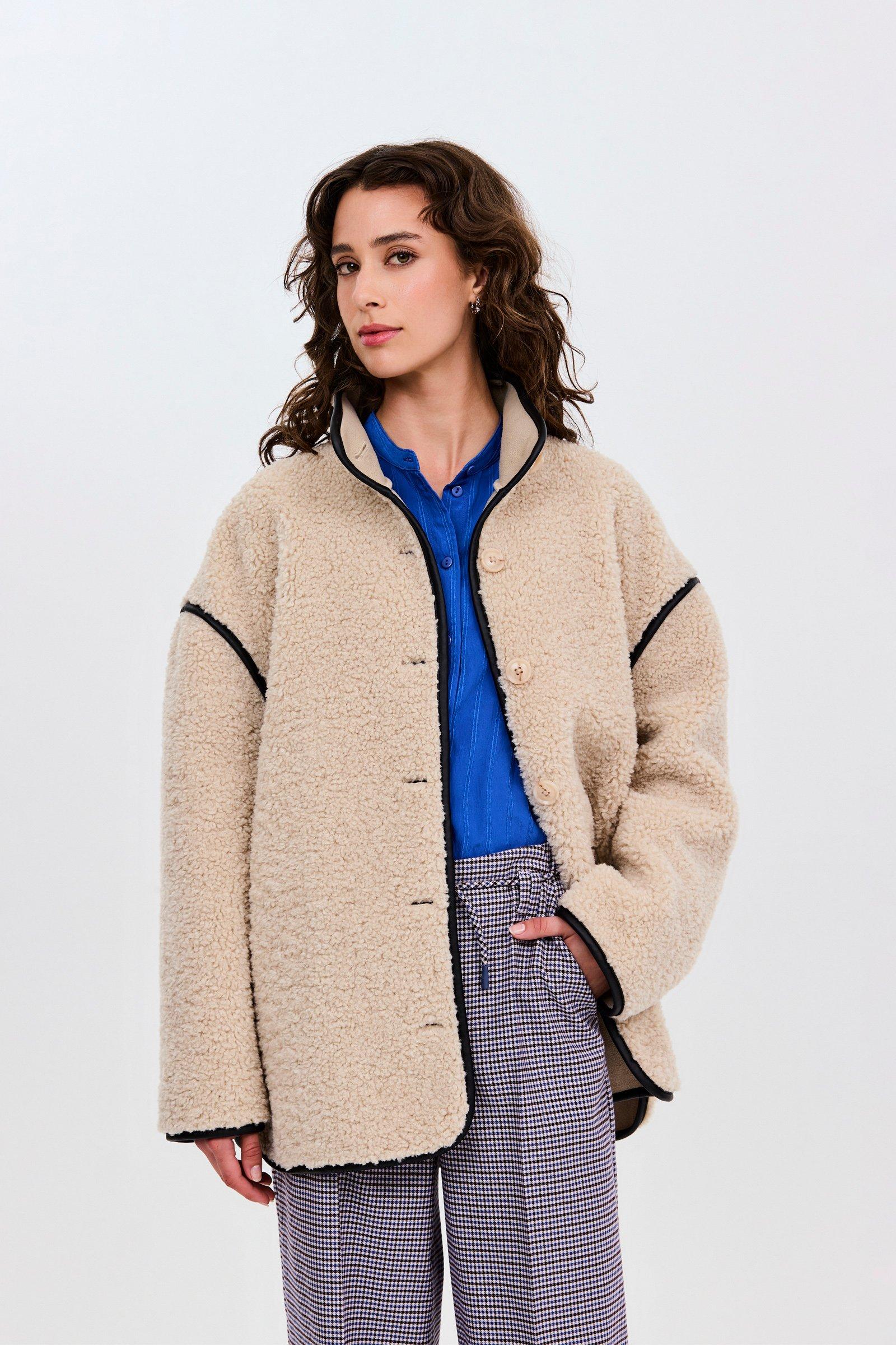 CKS - CREATE - veste courte - beige clair