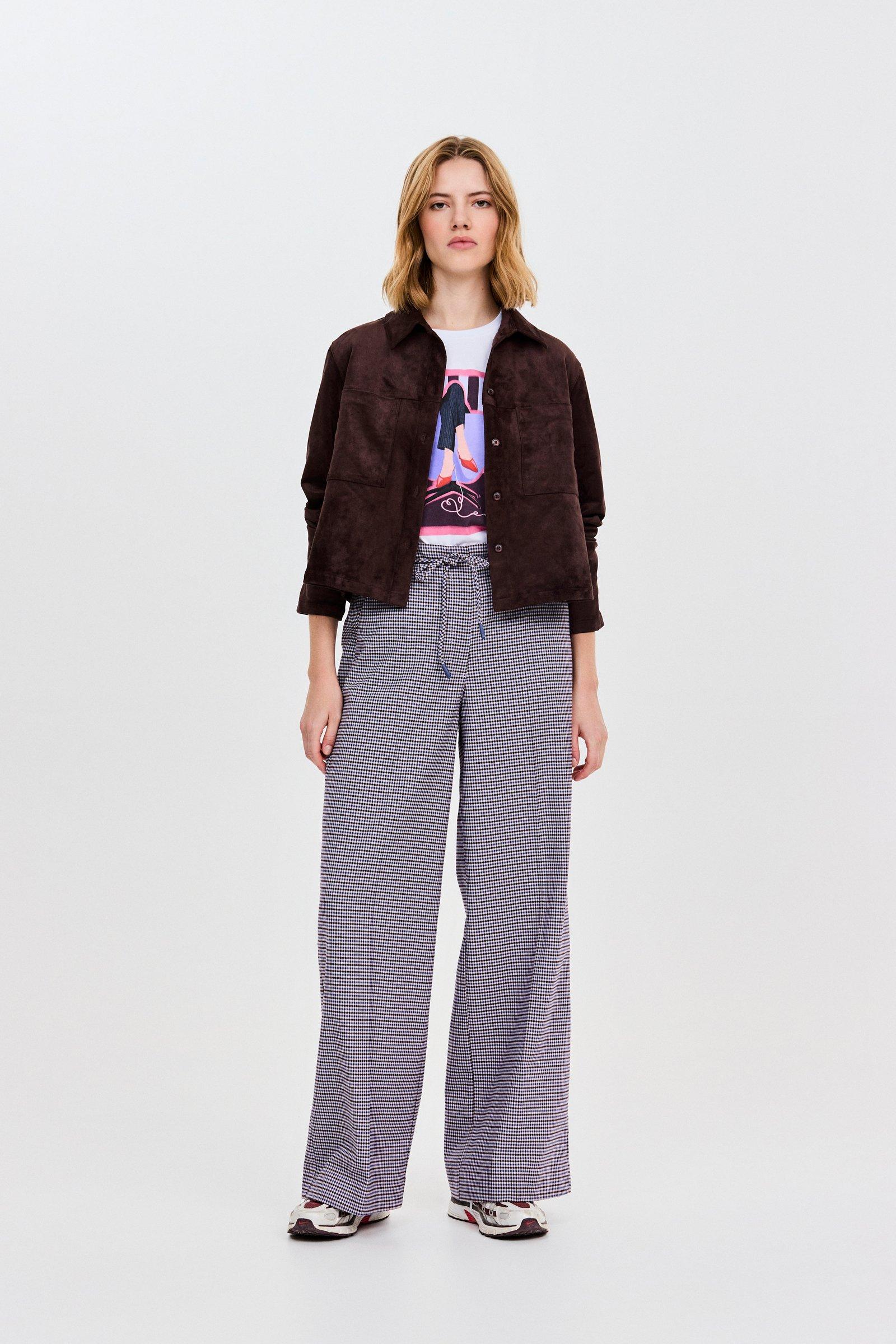 CKS - SELFIE - veste fantaisie courte - brun foncé