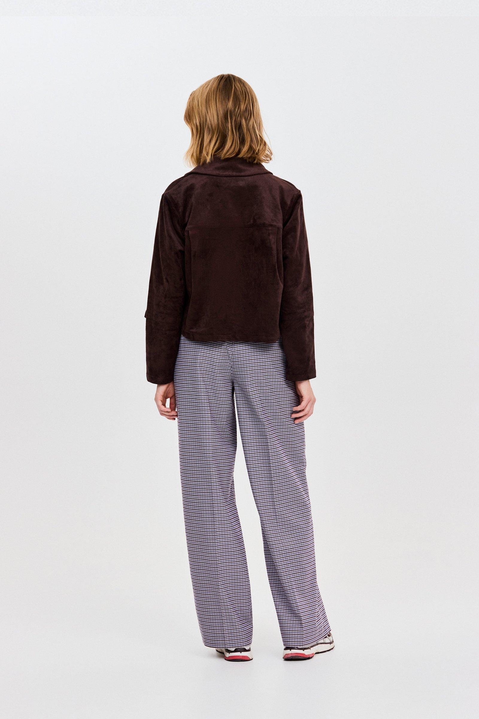 CKS - SELFIE - short jacketfantasy - dark brown
