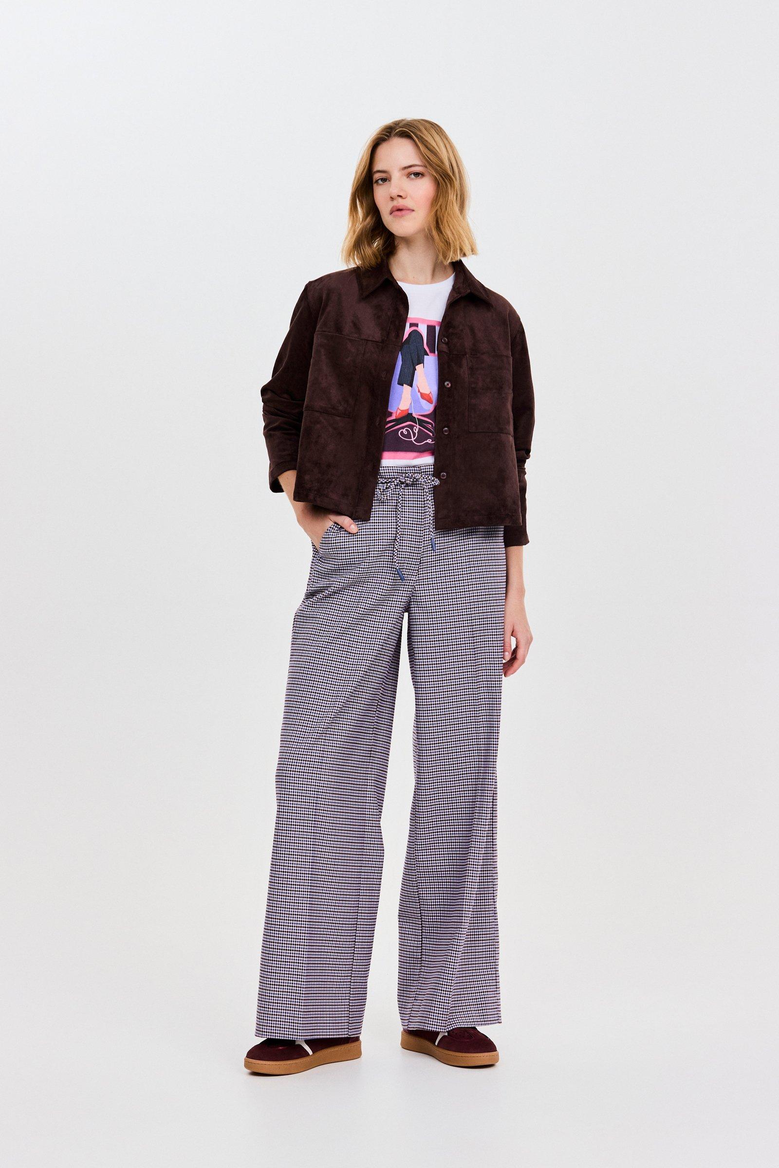 CKS - SELFIE - veste fantaisie courte - brun foncé