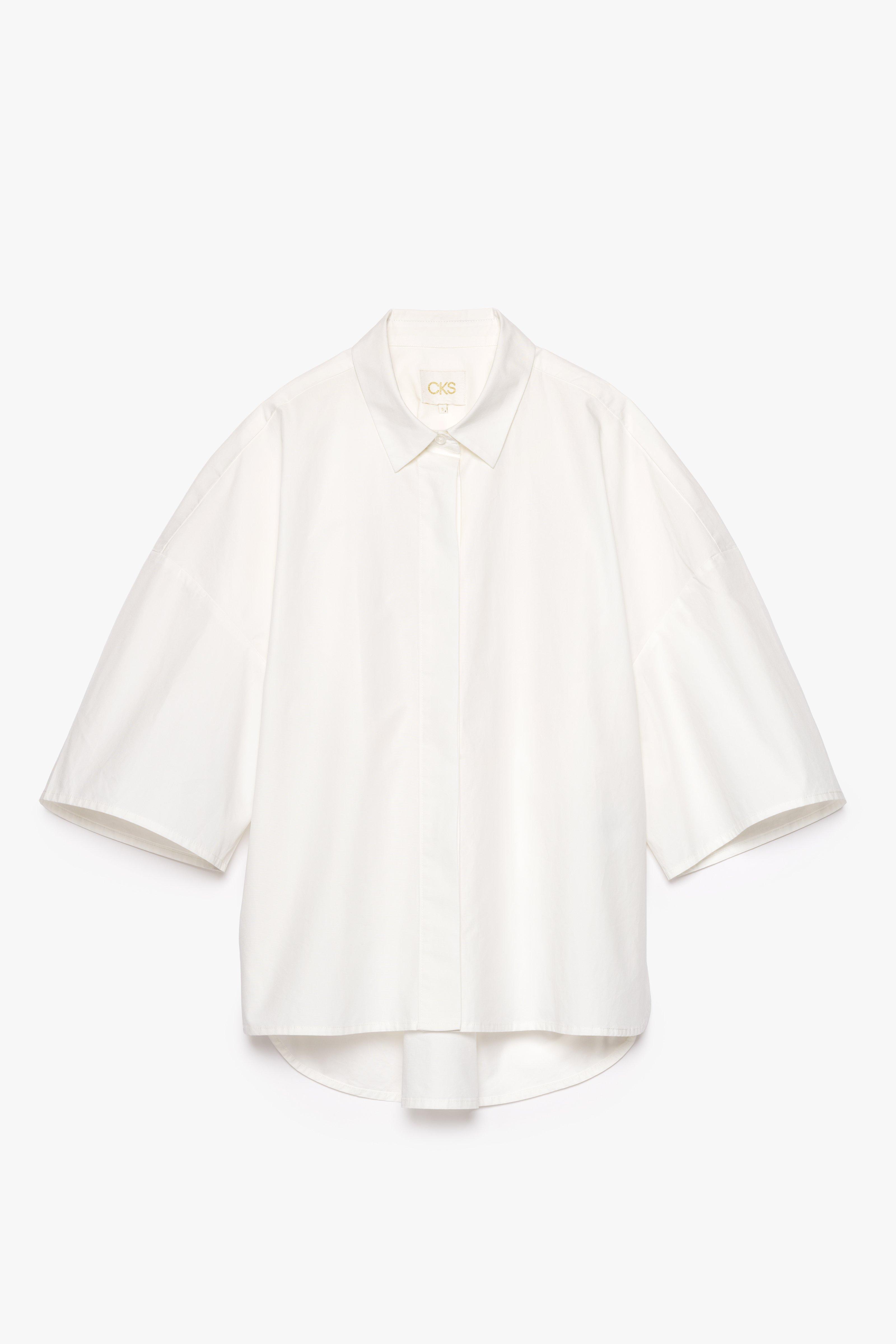 CKS - SIMPLY - blouse korte mouwen - wit