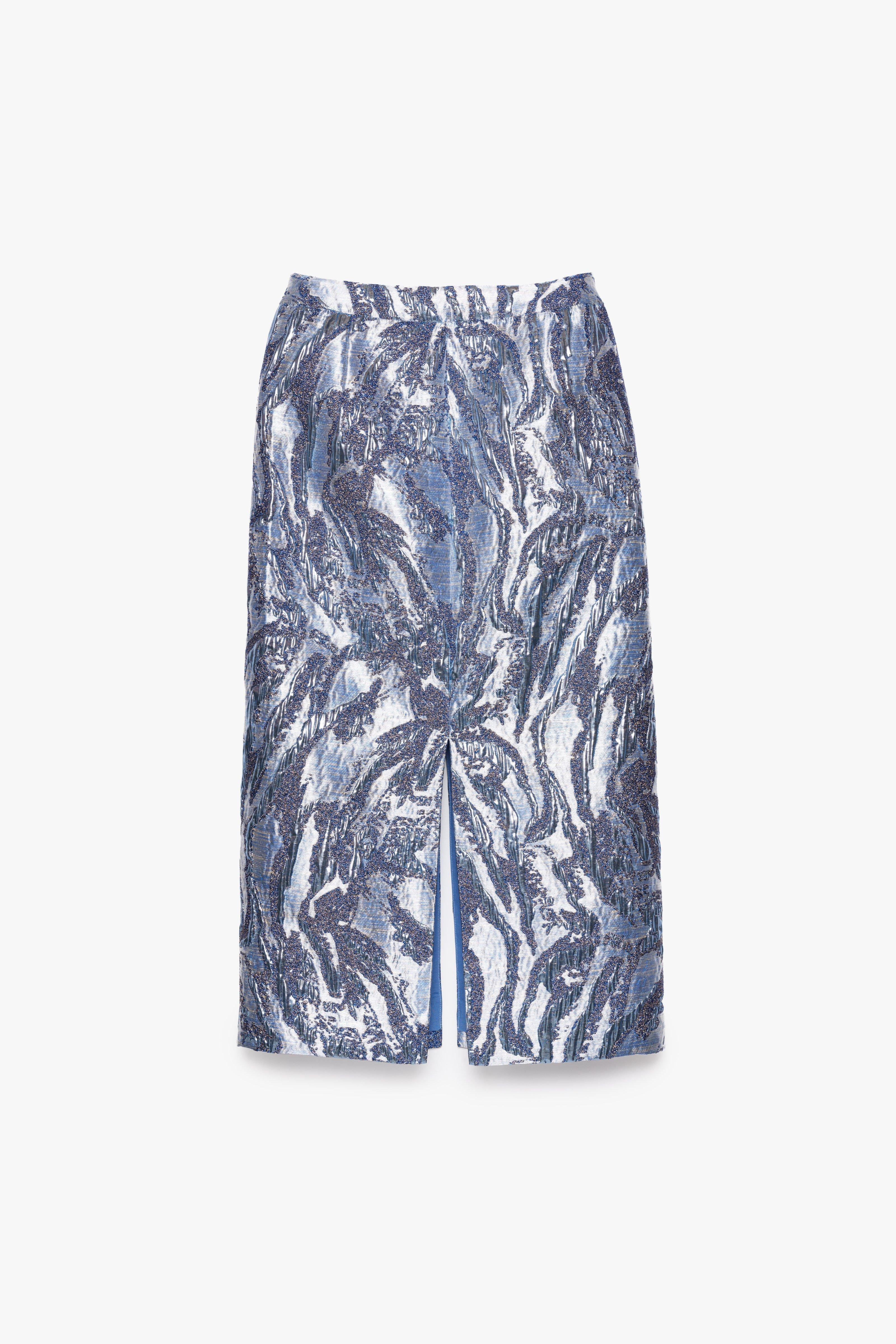 CKS - SKITSCH - midi skirt - blue