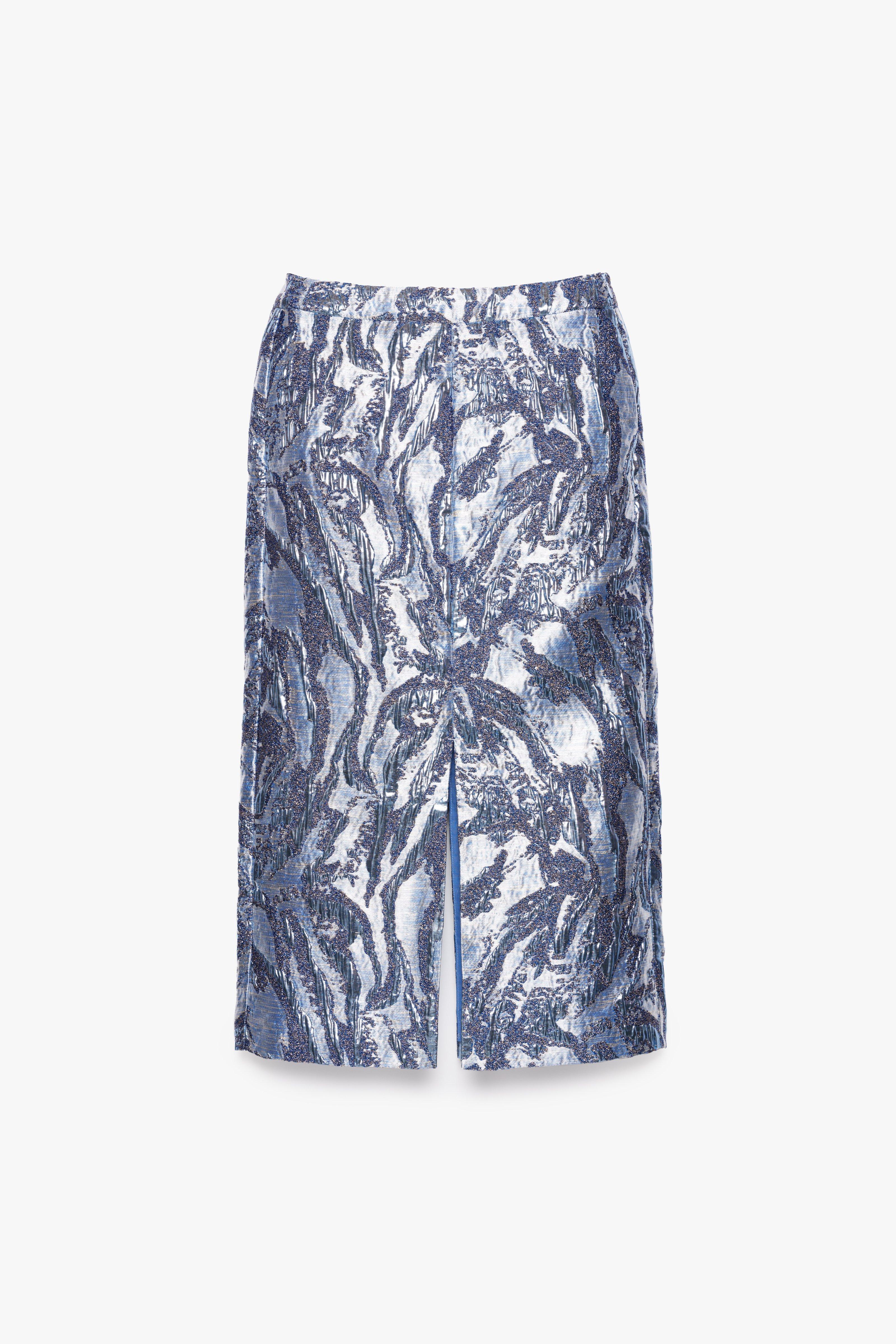 CKS - SKITSCH - midi skirt - blue