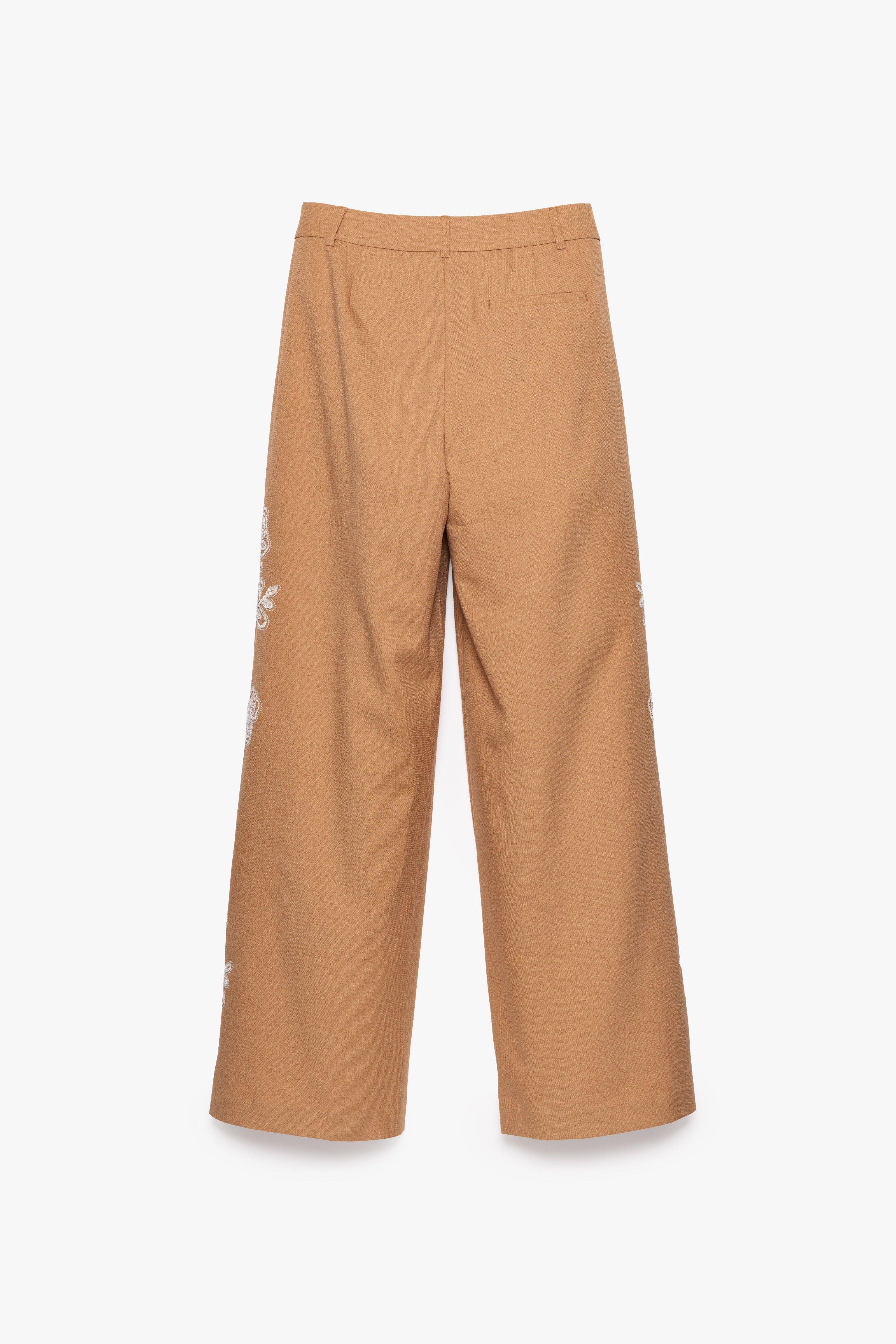 CKS - THEPARTIES - pantalon long - brun clair