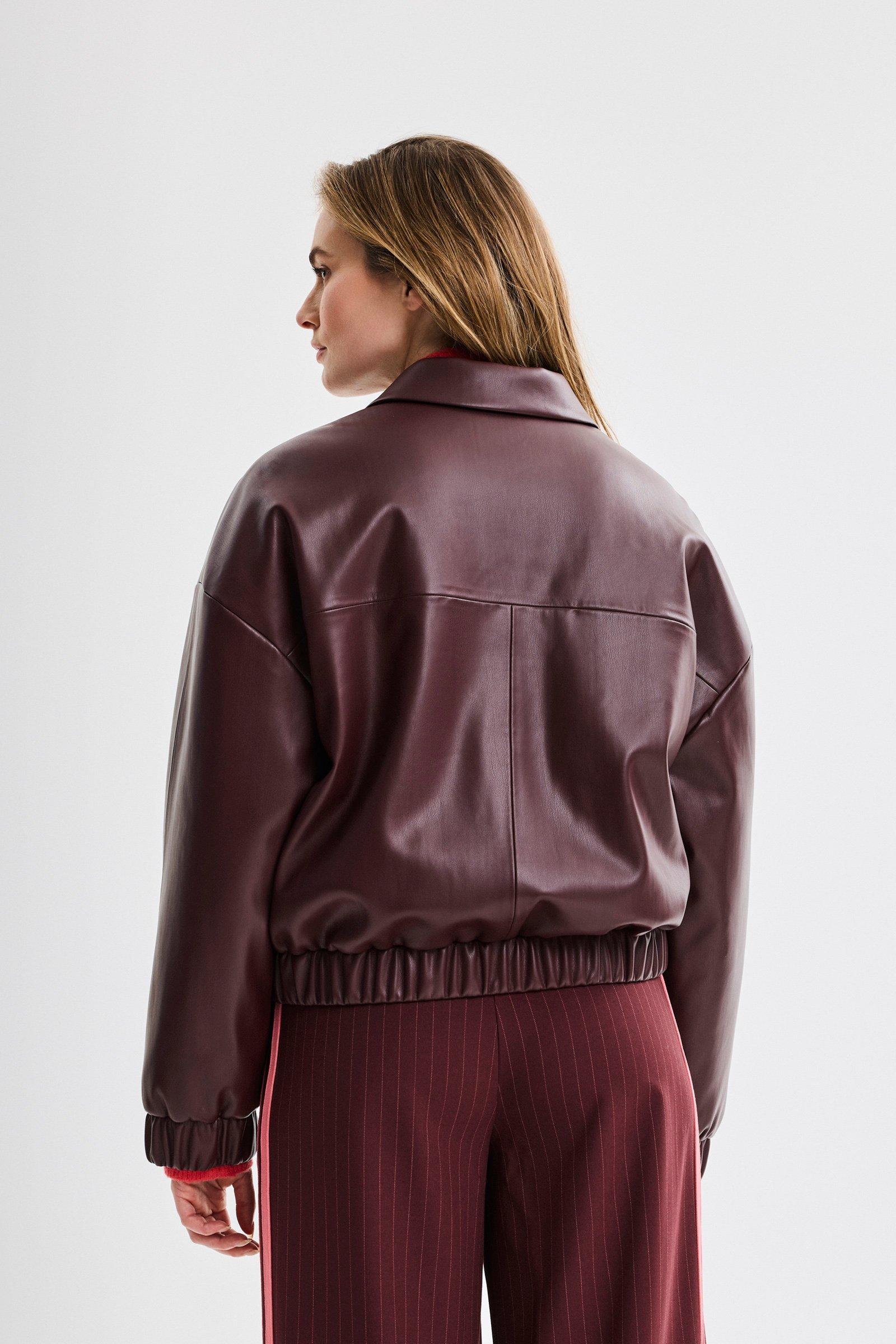 CKS - CREMAN - veste courte - brun fonc&eacute;