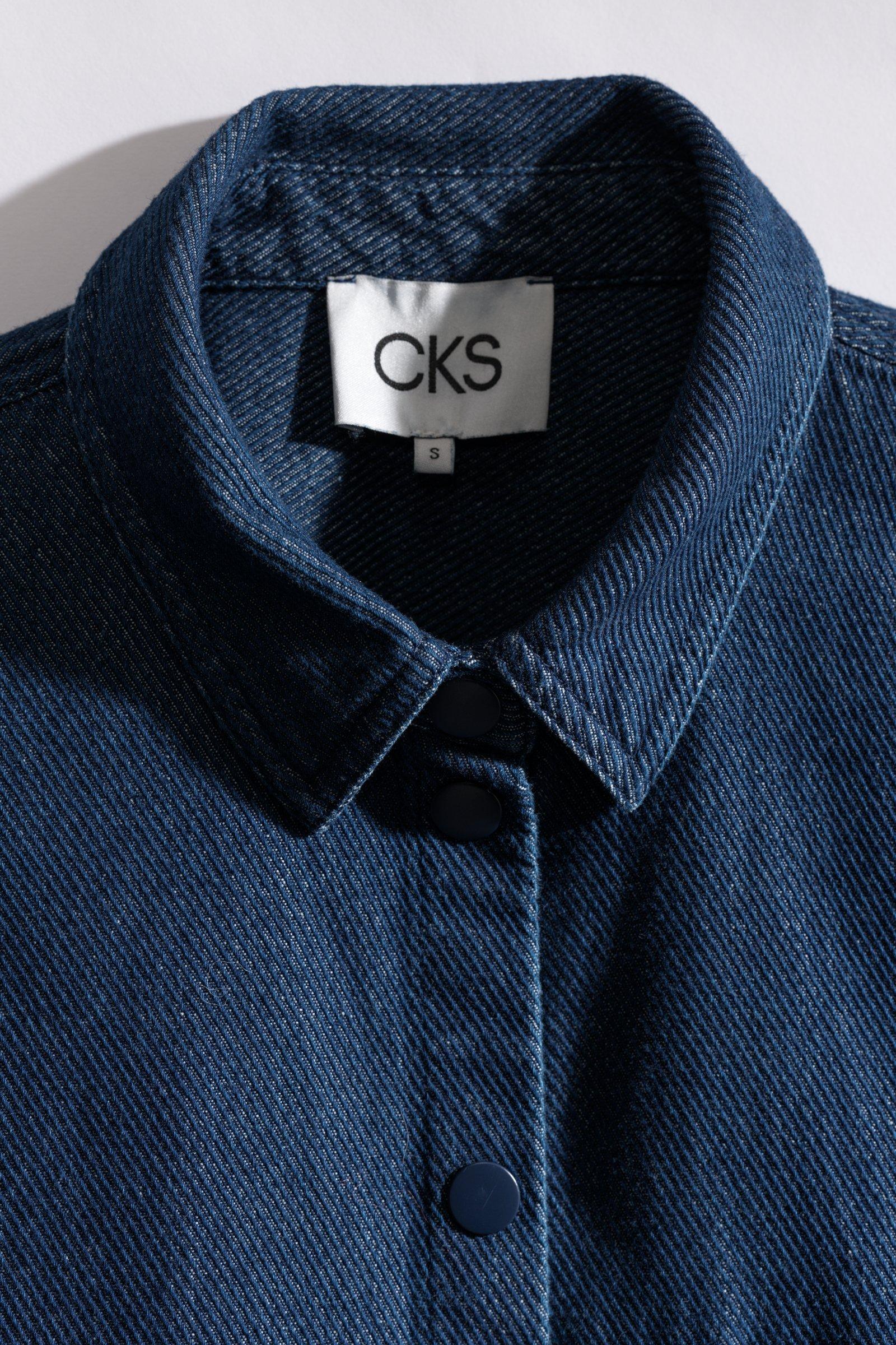 CKS - STANDING - blouse long sleeves - dark blue