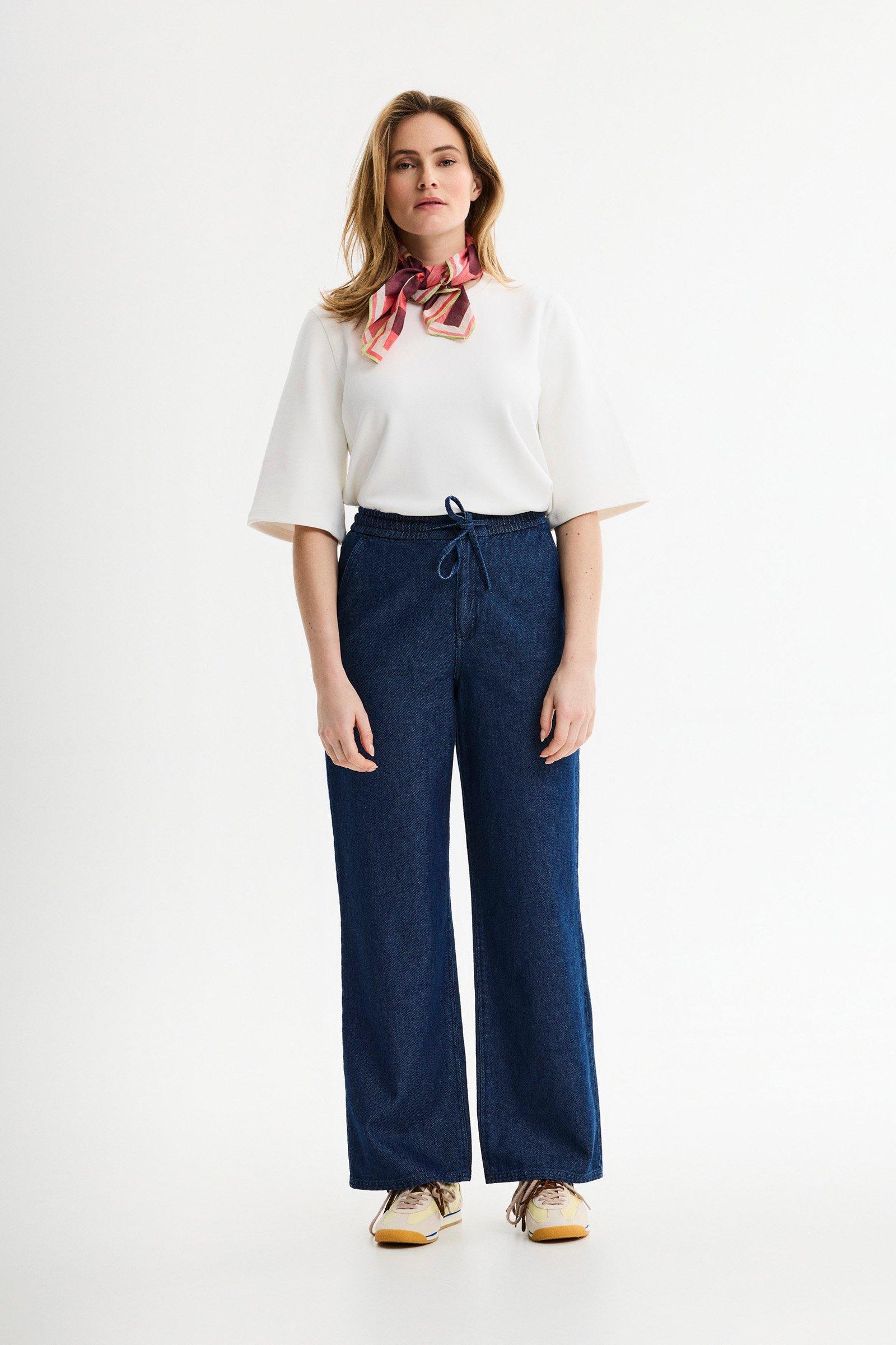 CKS - TOBYS - lange broek - donkerblauw