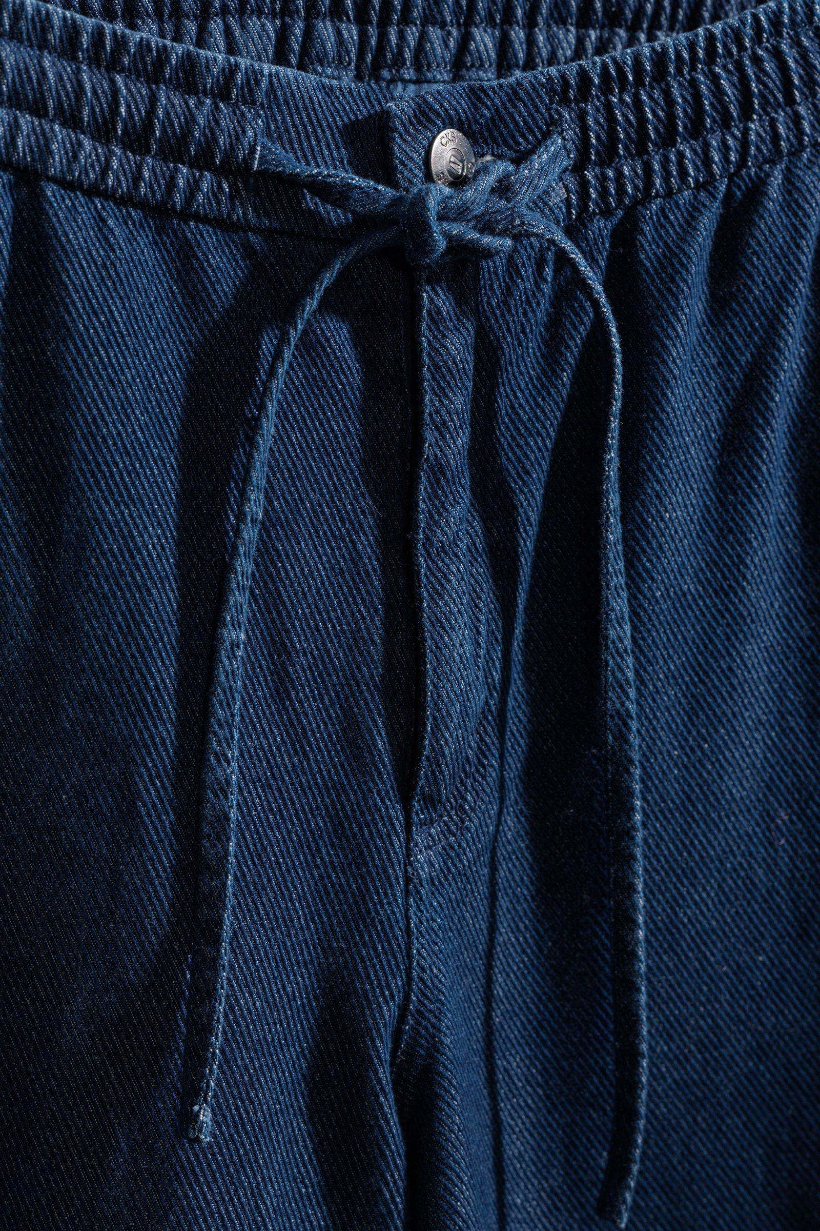 CKS - TOBYS - pantalon long - bleu fonc&eacute;