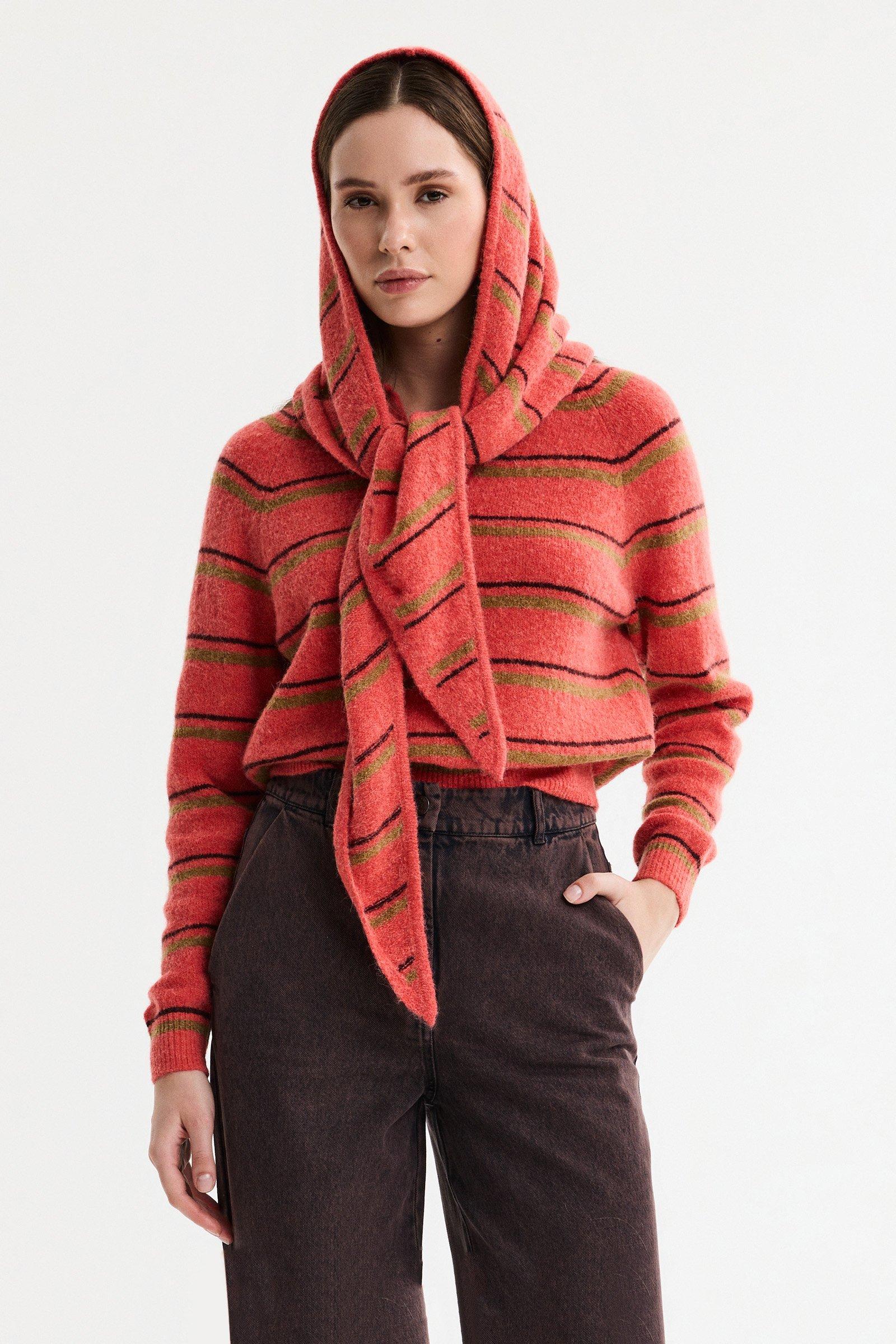 CKS - GRANDANA - scarf (winter) - bright red